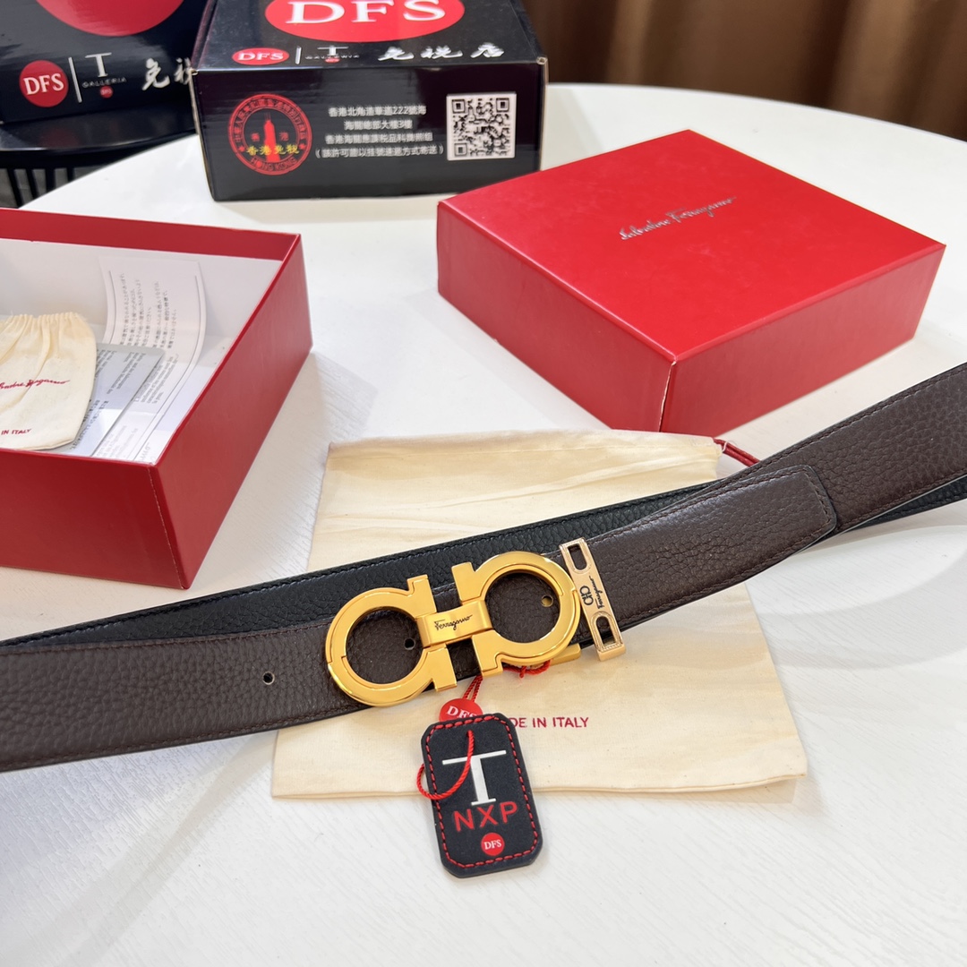 Streetwear Belt Ferragamo 320113 size:3.5cm - vstockx