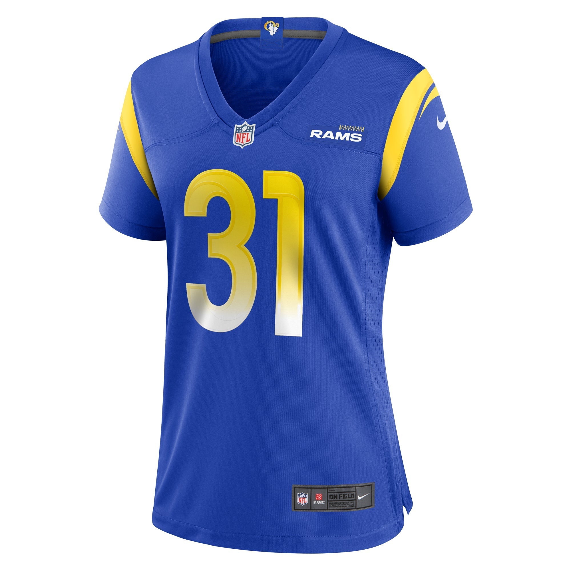 Women's Nike Nick Hampton Royal Los Angeles Rams Home Game Jersey - vstockx
