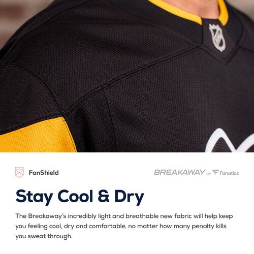 Women's Fanatics Branded White Pittsburgh Penguins Away Breakaway Jersey - vstockx