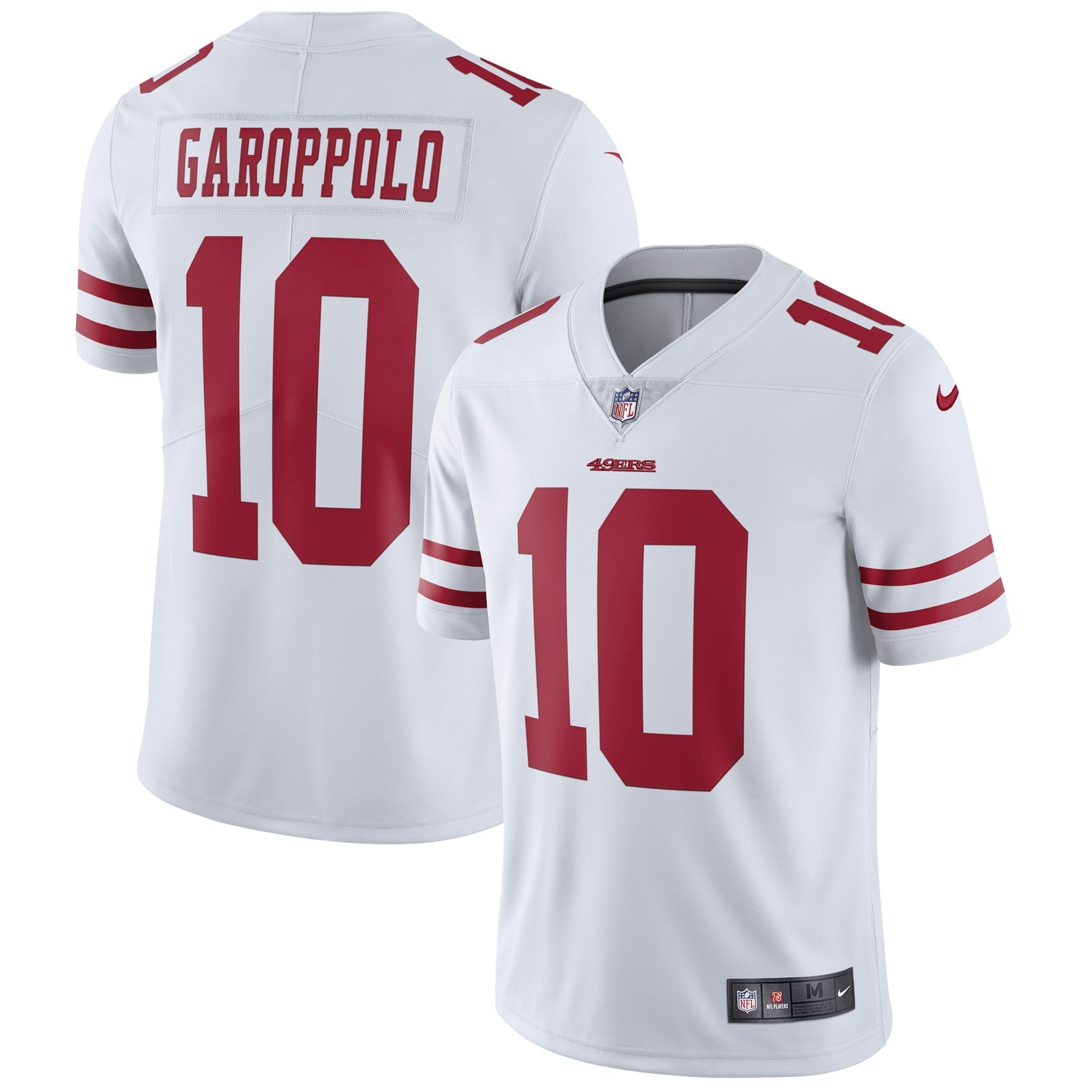 Men's Nike Jimmy Garoppolo White San Francisco 49ers Vapor Untouchable Limited Jersey - vstockx