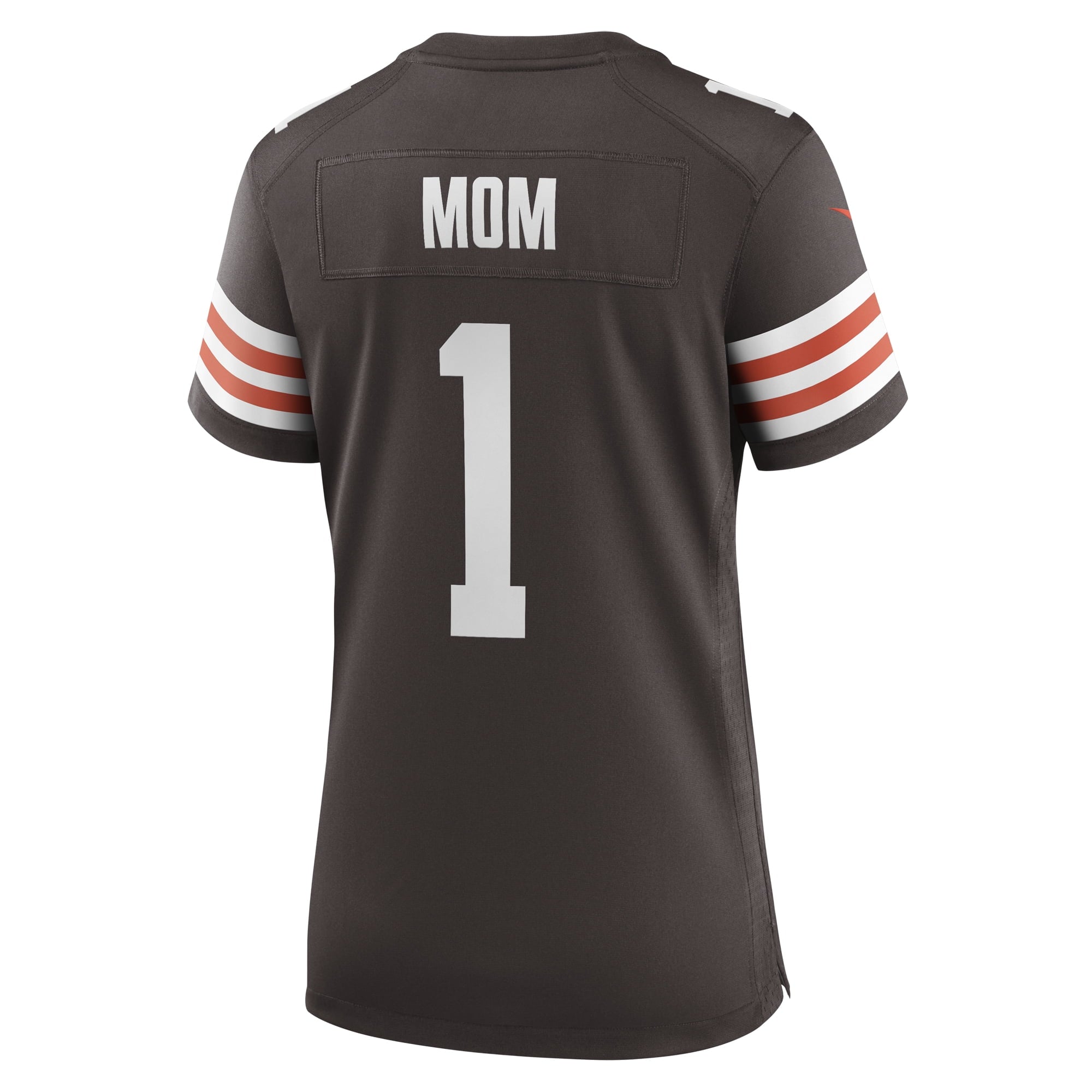 Women's Nike Number 1 Mom Brown Cleveland Browns Game Jersey - vstockx