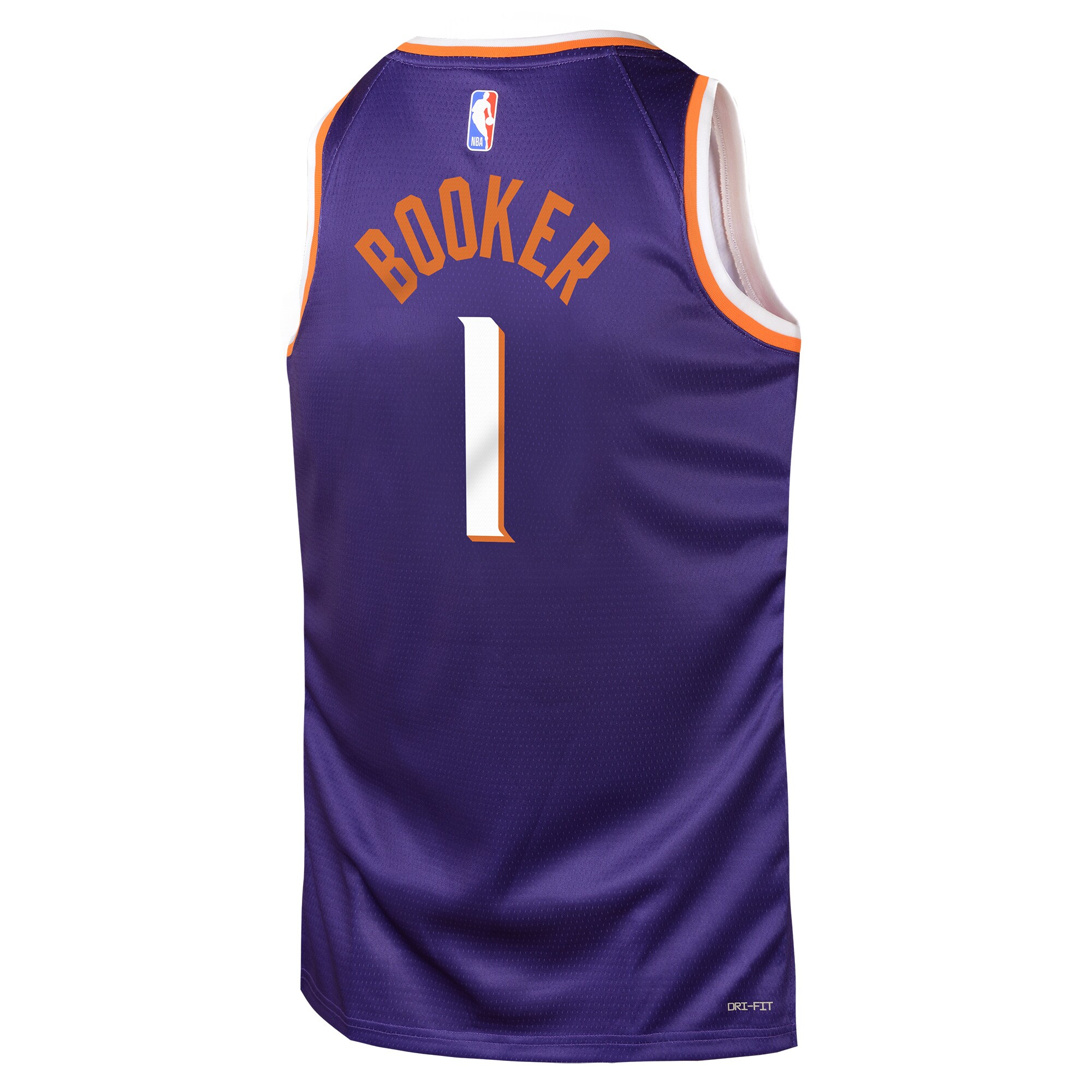 Devin Booker Phoenix Suns Nike Youth Swingman Jersey - Icon Edition - Purple - vstockx