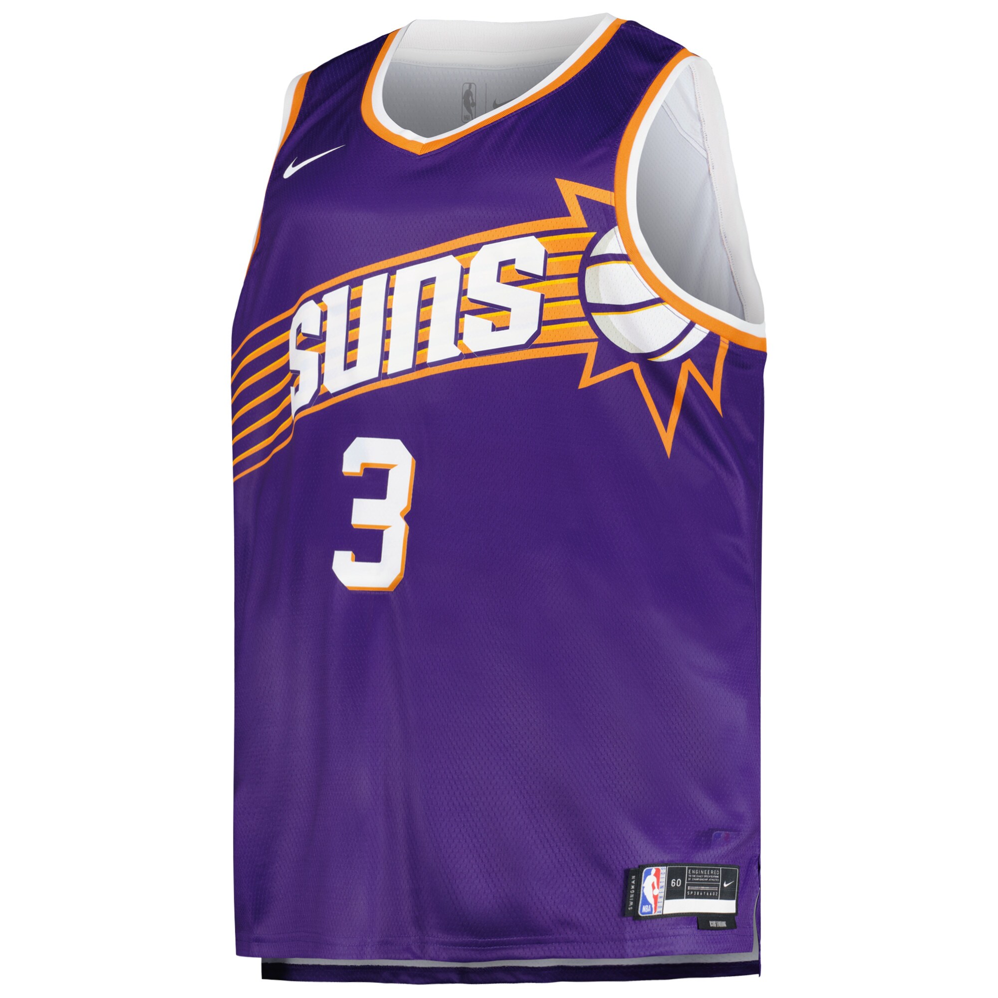 Chris Paul Phoenix Suns Nike Unisex Swingman Jersey - Association Edition - Purple - vstockx