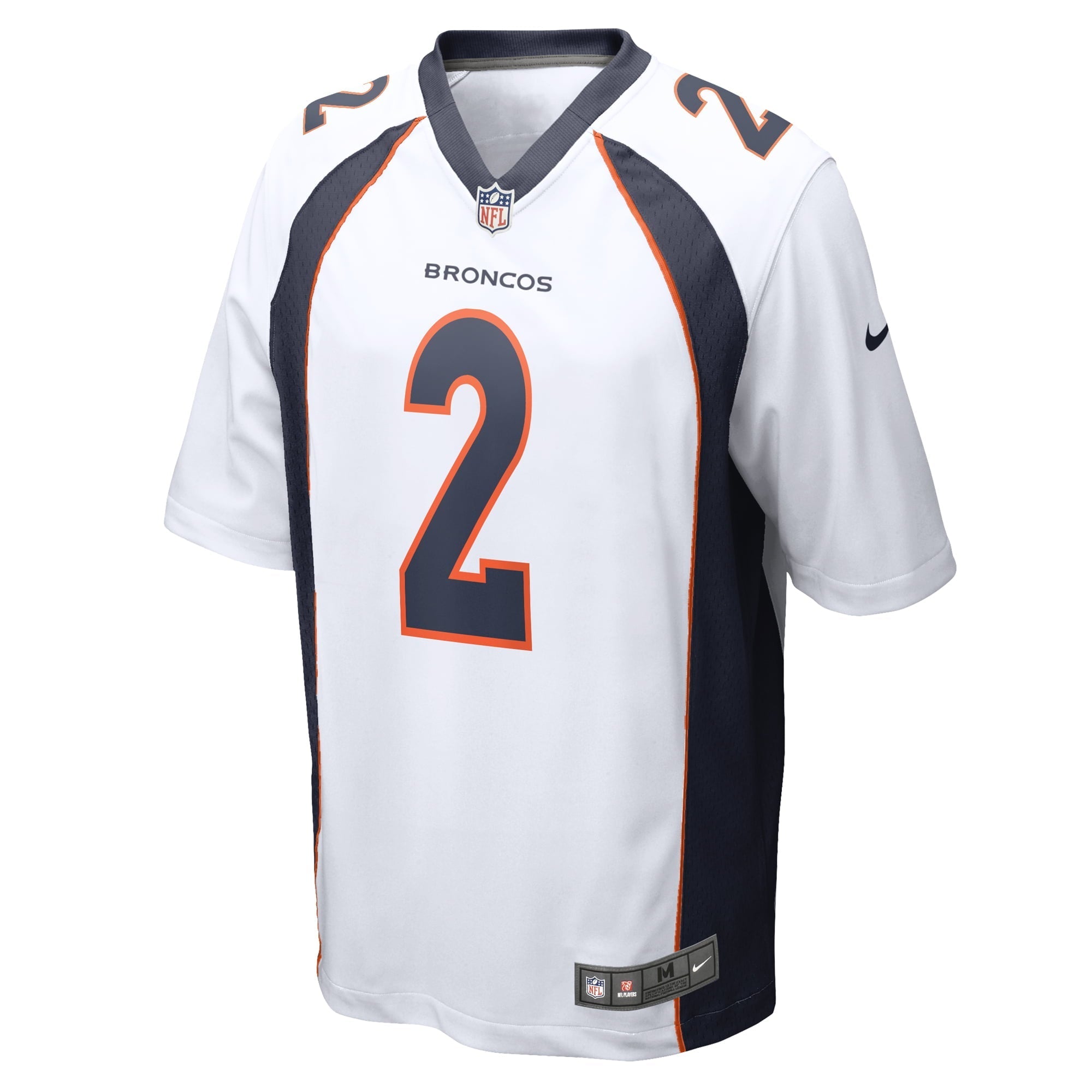 Men's Nike Patrick Surtain II White Denver Broncos Game Jersey - vstockx