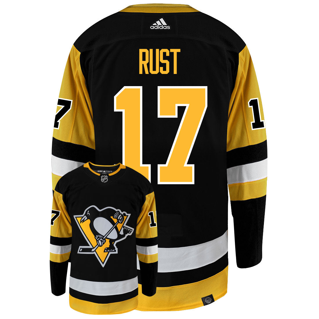 Bryan Rust Pittsburgh Penguins Adidas Primegreen Authentic NHL Hockey Jersey - vstockx