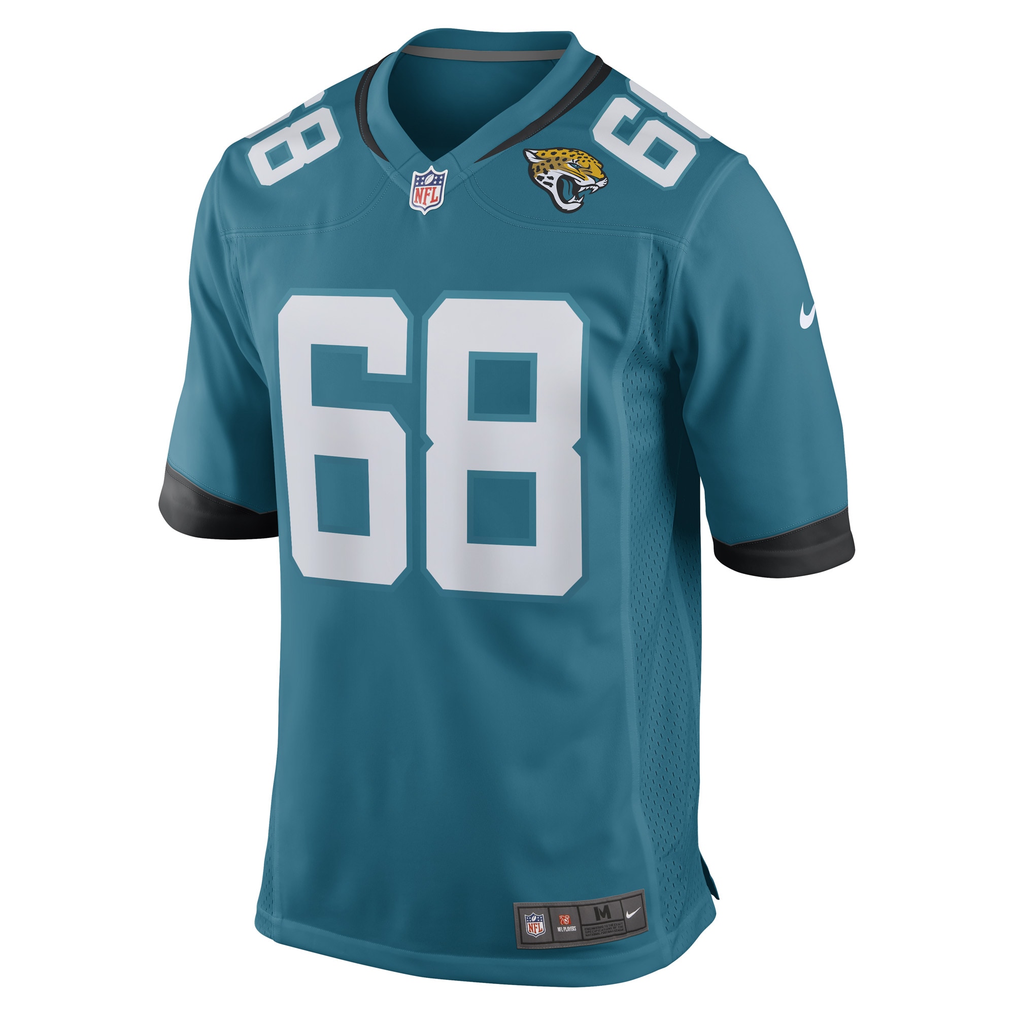 Brandon Scherff Jacksonville Jaguars Nike Game Player Jersey - Teal - vstockx