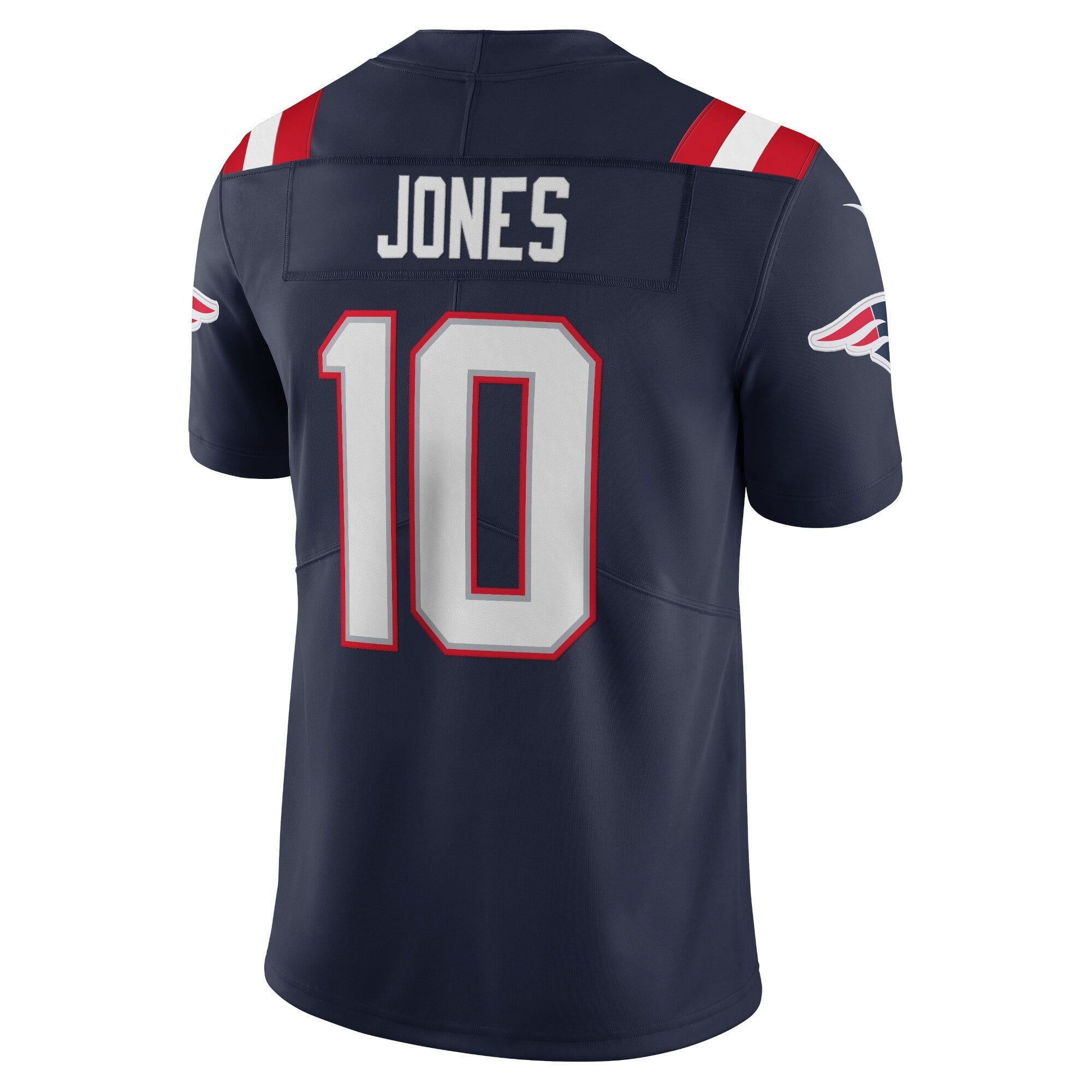 Men's Nike Mac Jones Navy New England Patriots Vapor Limited Jersey - vstockx