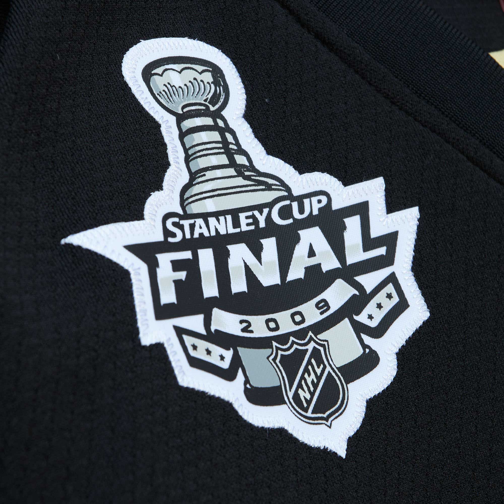 Sidney Crosby Pittsburgh Penguins Mitchell & Ness Big & Tall 2008 Captain Patch Blue Line Player Jersey - Black - vstockx