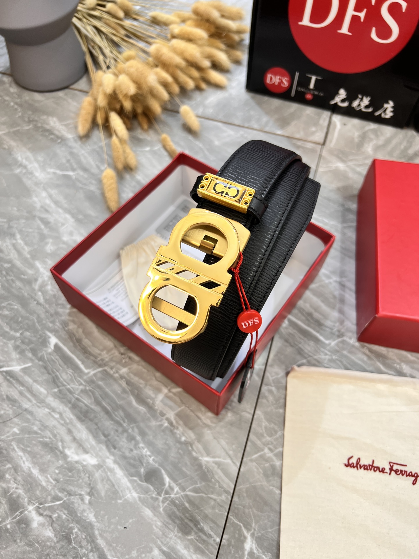 Streetwear Belt Ferragamo 319869 size:3.5cm - vstockx