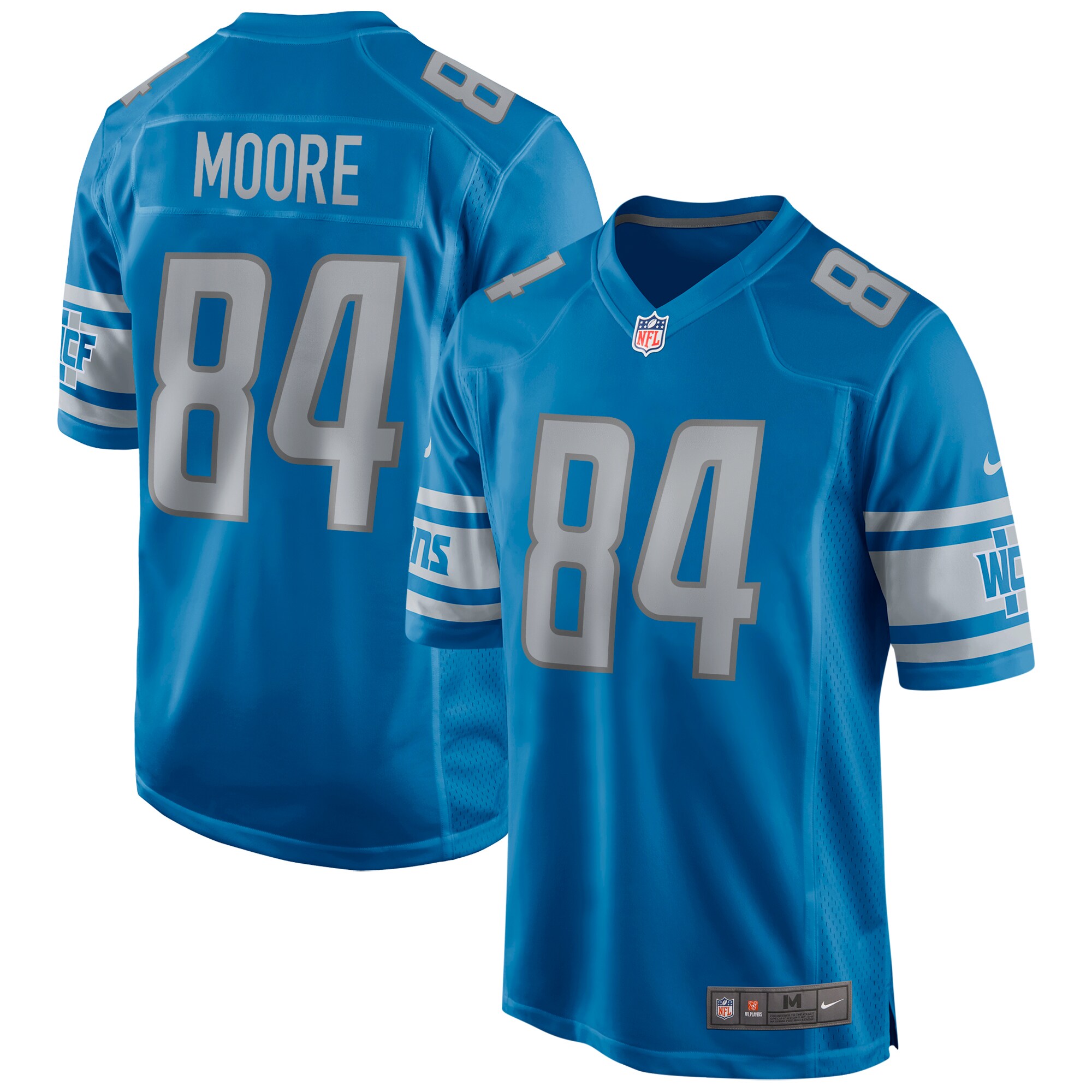 Herman Moore Detroit Lions Nike Game Retired Player Jersey - Blue - vstockx