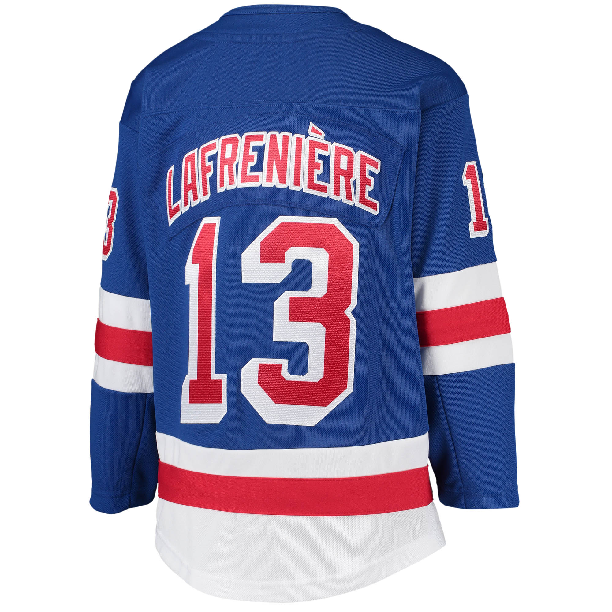 Alexis Lafreniere New York Rangers Youth Home Premier Player Jersey - Blue - vstockx