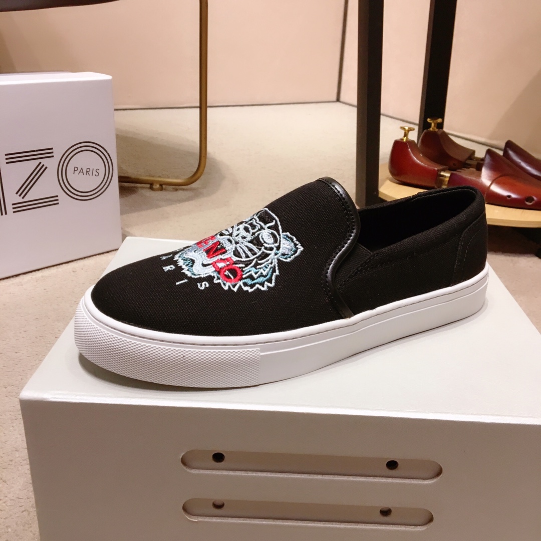 Kenzo K-SKATE Tiger canvas slip-on sneakers 24 - vstockx