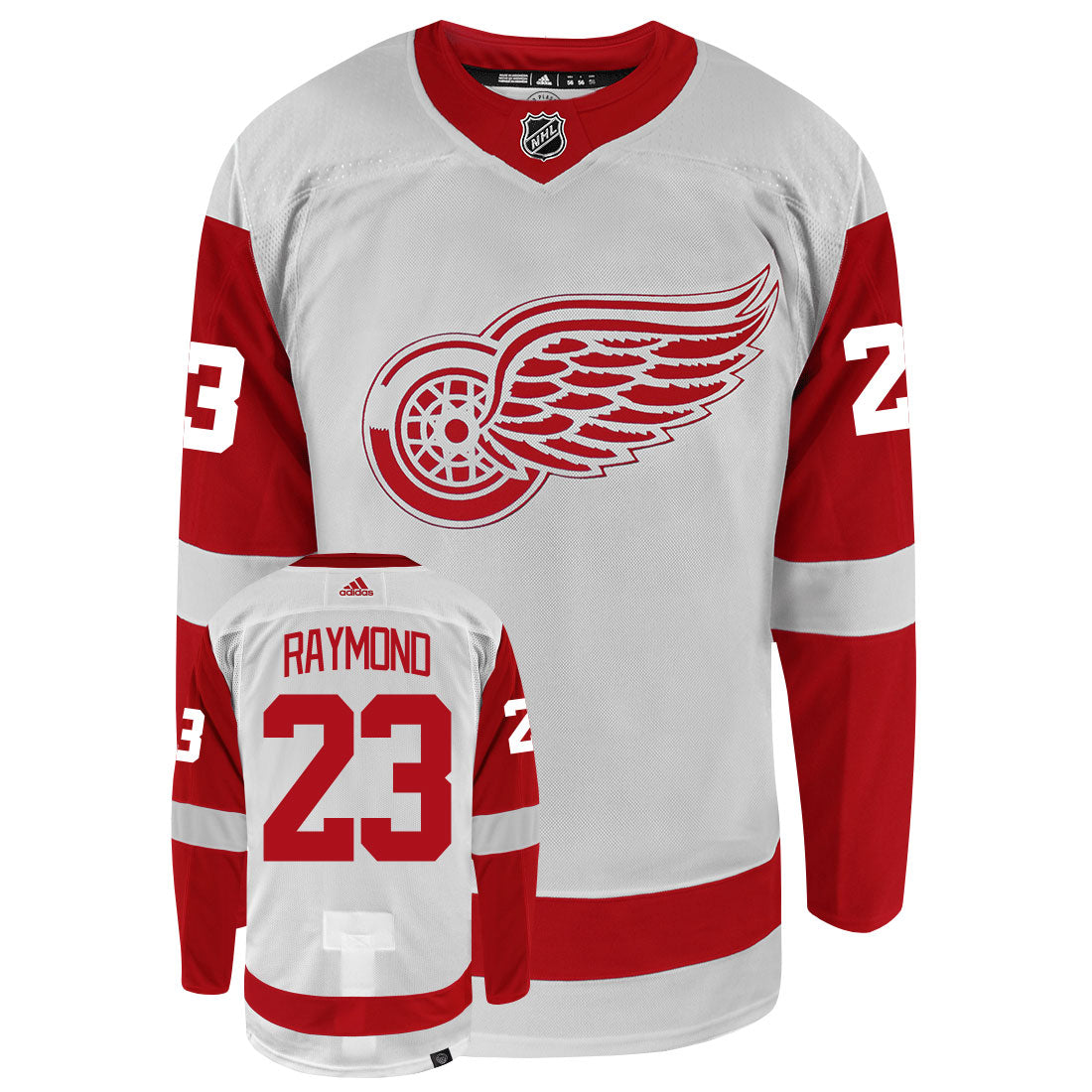 Lucas Raymond Detroit Red Wings Adidas Primegreen Authentic NHL Hockey Jersey - vstockx