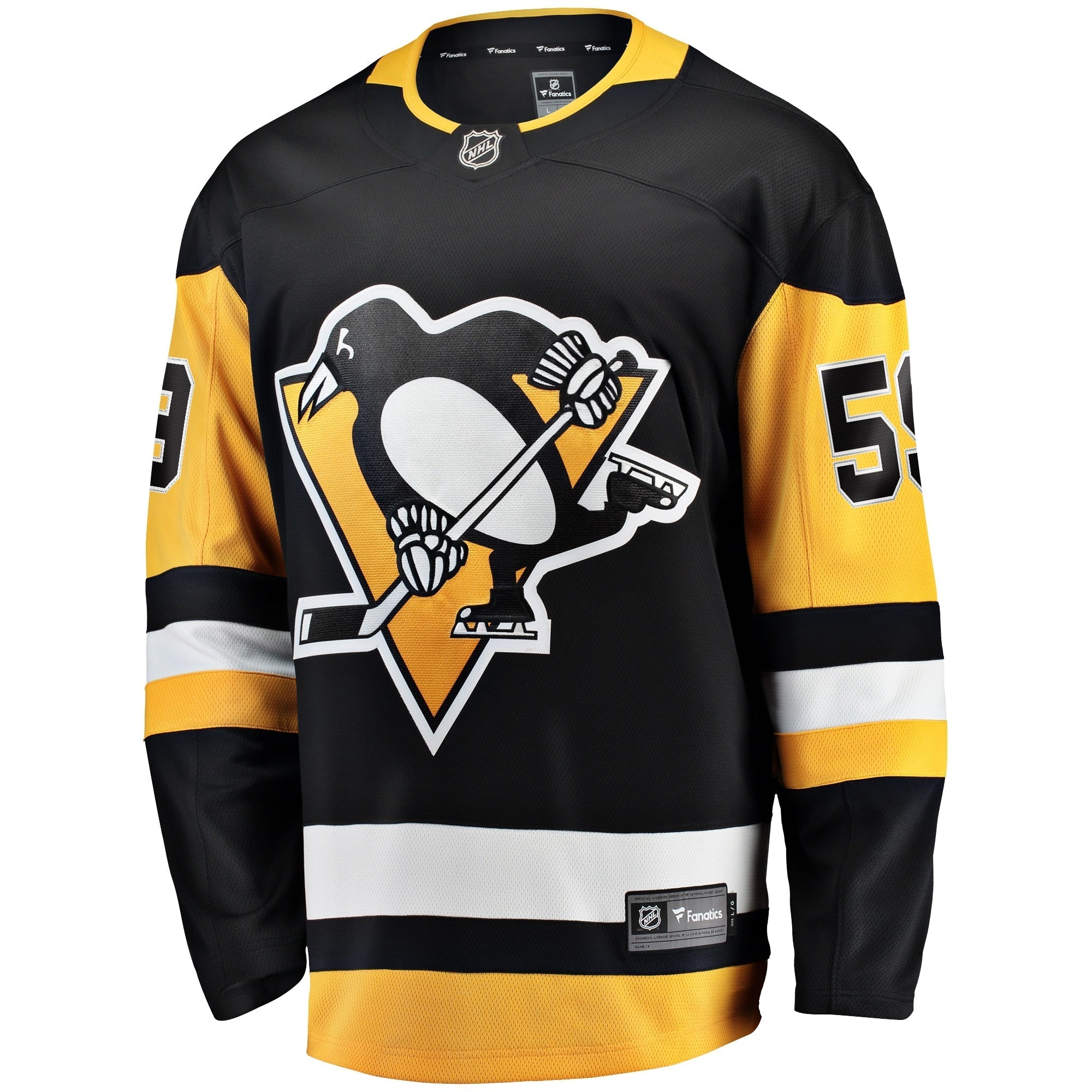Men's Fanatics Branded Jake Guentzel Black Pittsburgh Penguins Home Premier Breakaway Player Jersey - vstockx
