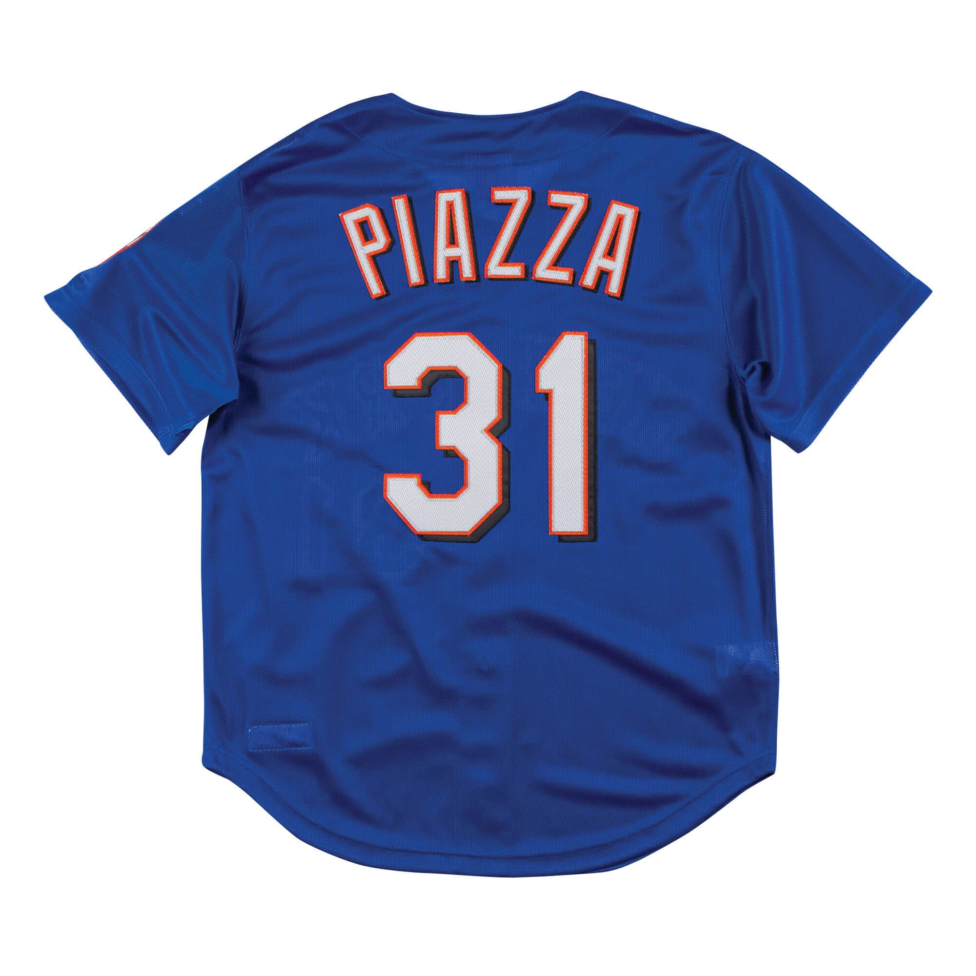 Authentic Mesh BP Jersey New York Mets 1999 Mike Piazza - vstockx