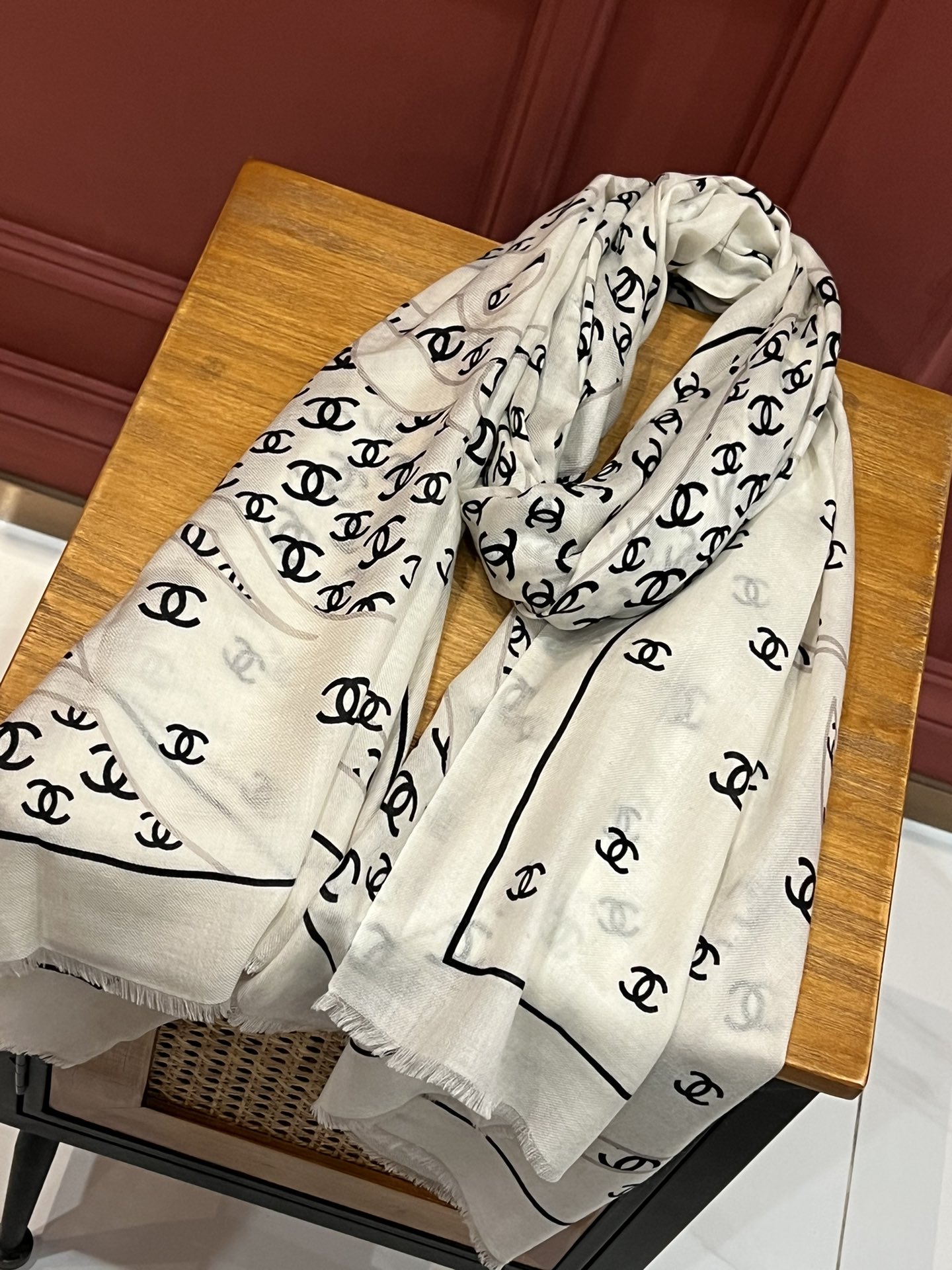 Streetwear Scarf CHANEL 328970 size:100*200cm - vstockx