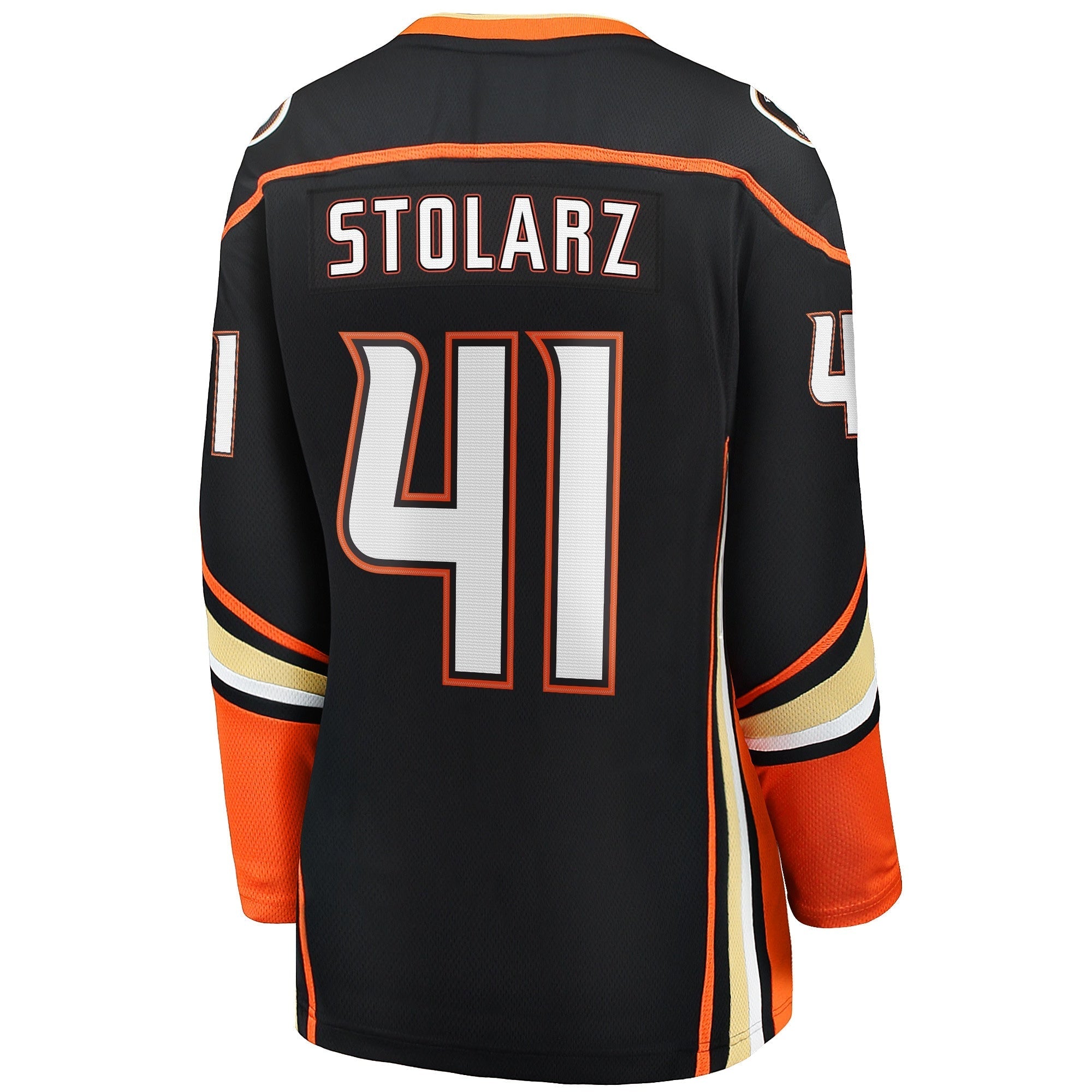 Women's Fanatics Branded Anthony Stolarz Black Anaheim Ducks Home Breakaway Player Jersey - vstockx