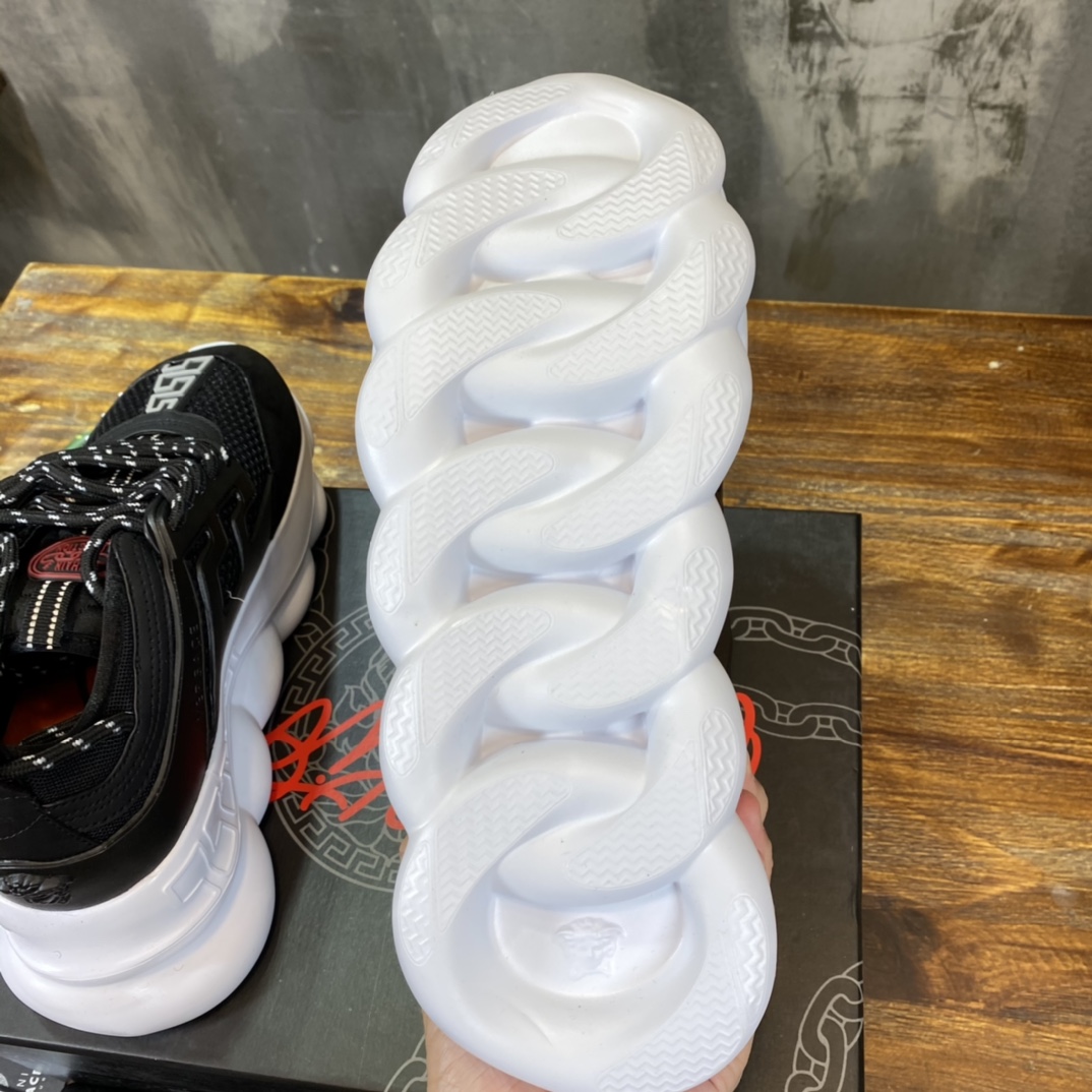 Versace Chain Reaction 2 Chainz Black - vstockx