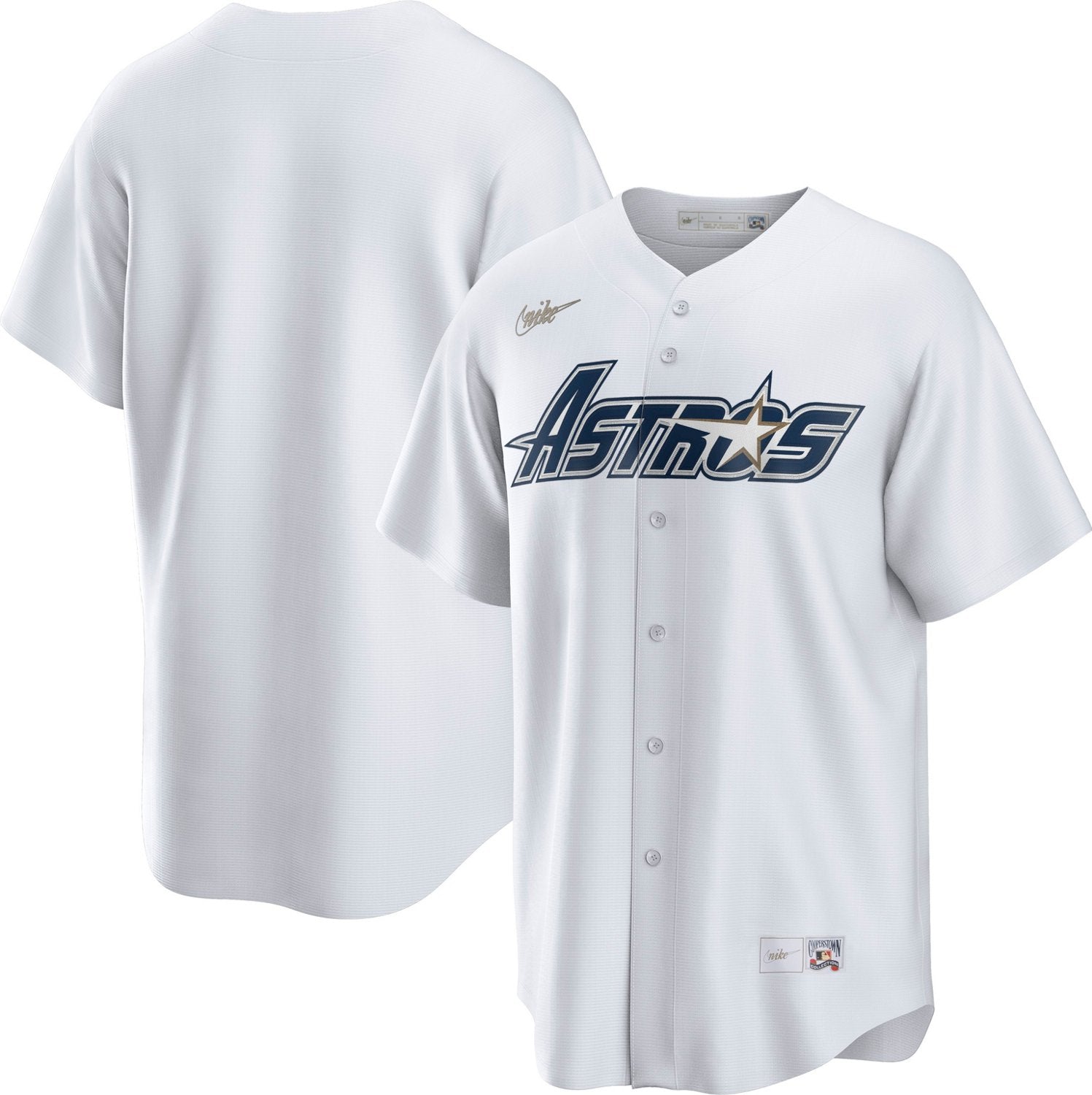 Nike Men's Houston Astros Gold Star Official Cooperstown Jersey - vstockx