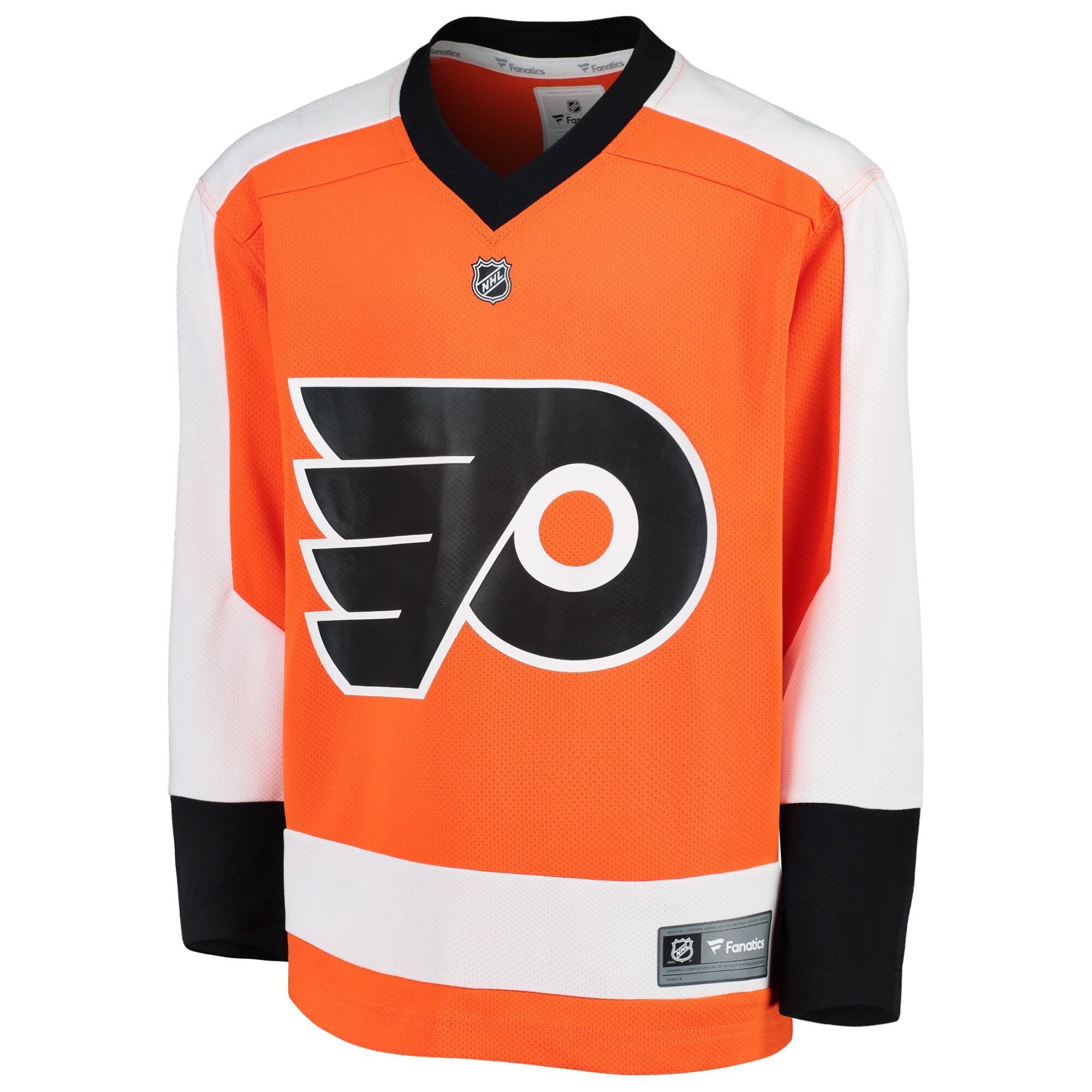 Philadelphia Flyers Fanatics Branded Youth Home Replica Blank Jersey - Orange - vstockx