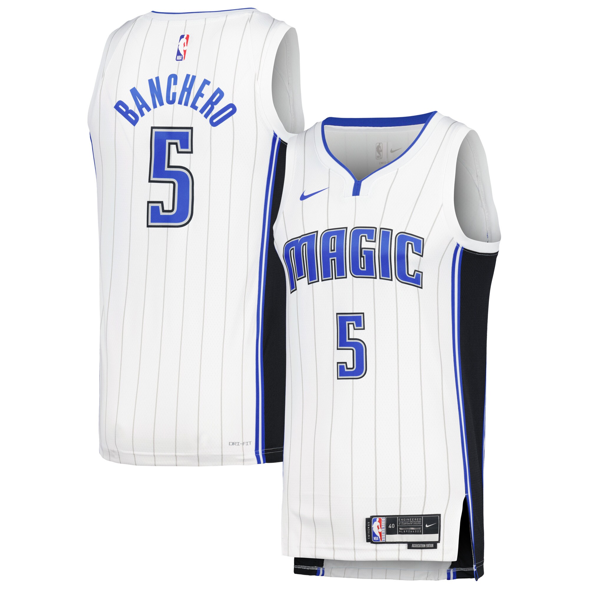 Paolo Banchero Orlando Magic Nike Unisex Swingman Jersey - Association Edition - White - vstockx
