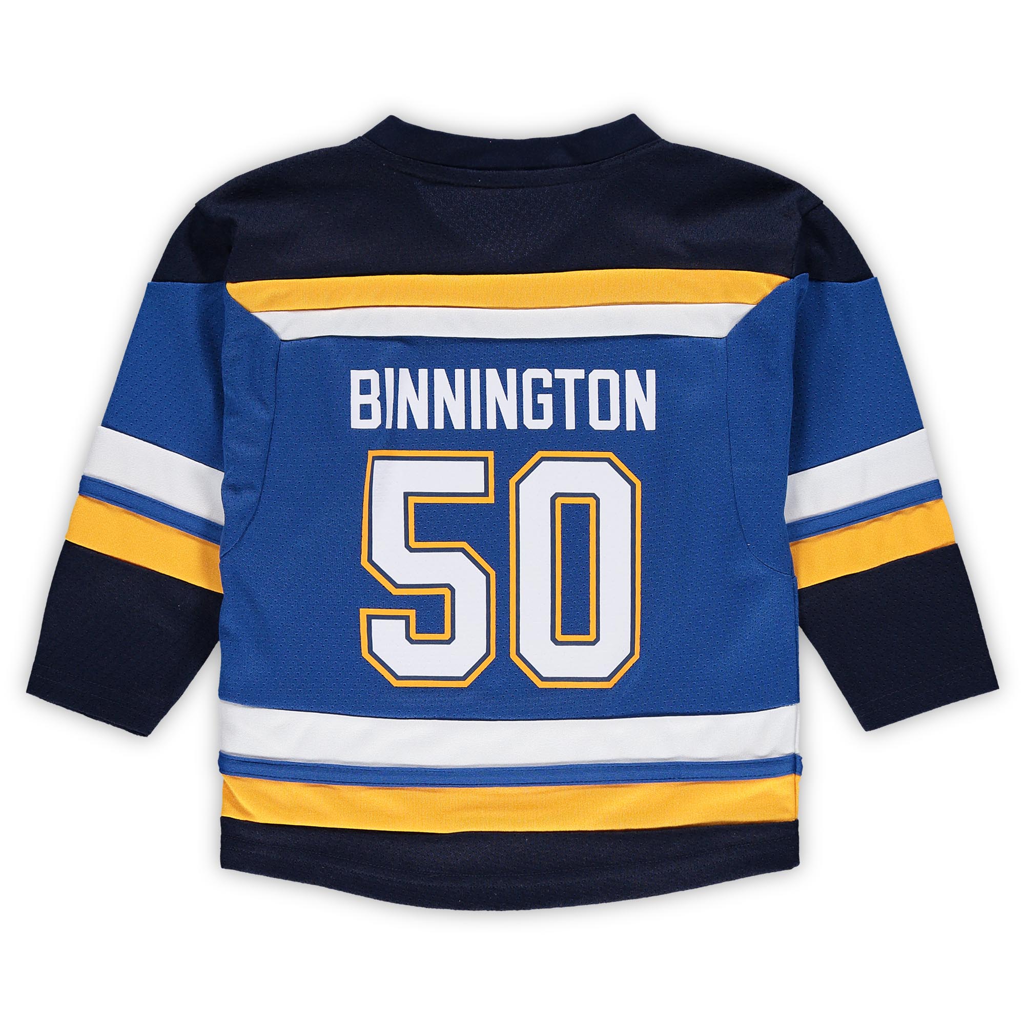 Jordans Binnington St. Louis Blues Toddler Home Replica Player Jersey - Blue - vstockx