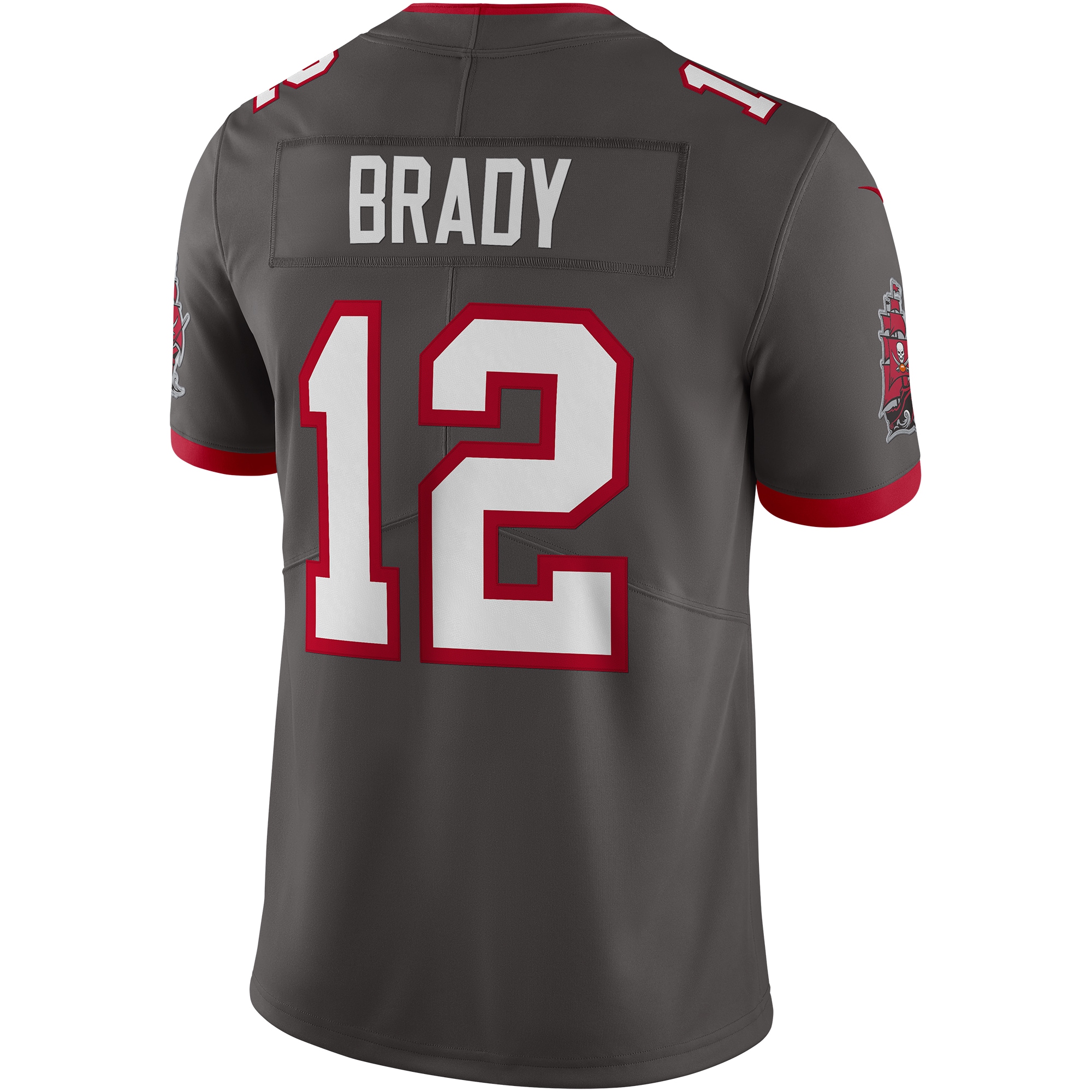 Tom Brady Tampa Bay Buccaneers Nike Alternate Vapor Limited Jersey - Pewter - vstockx