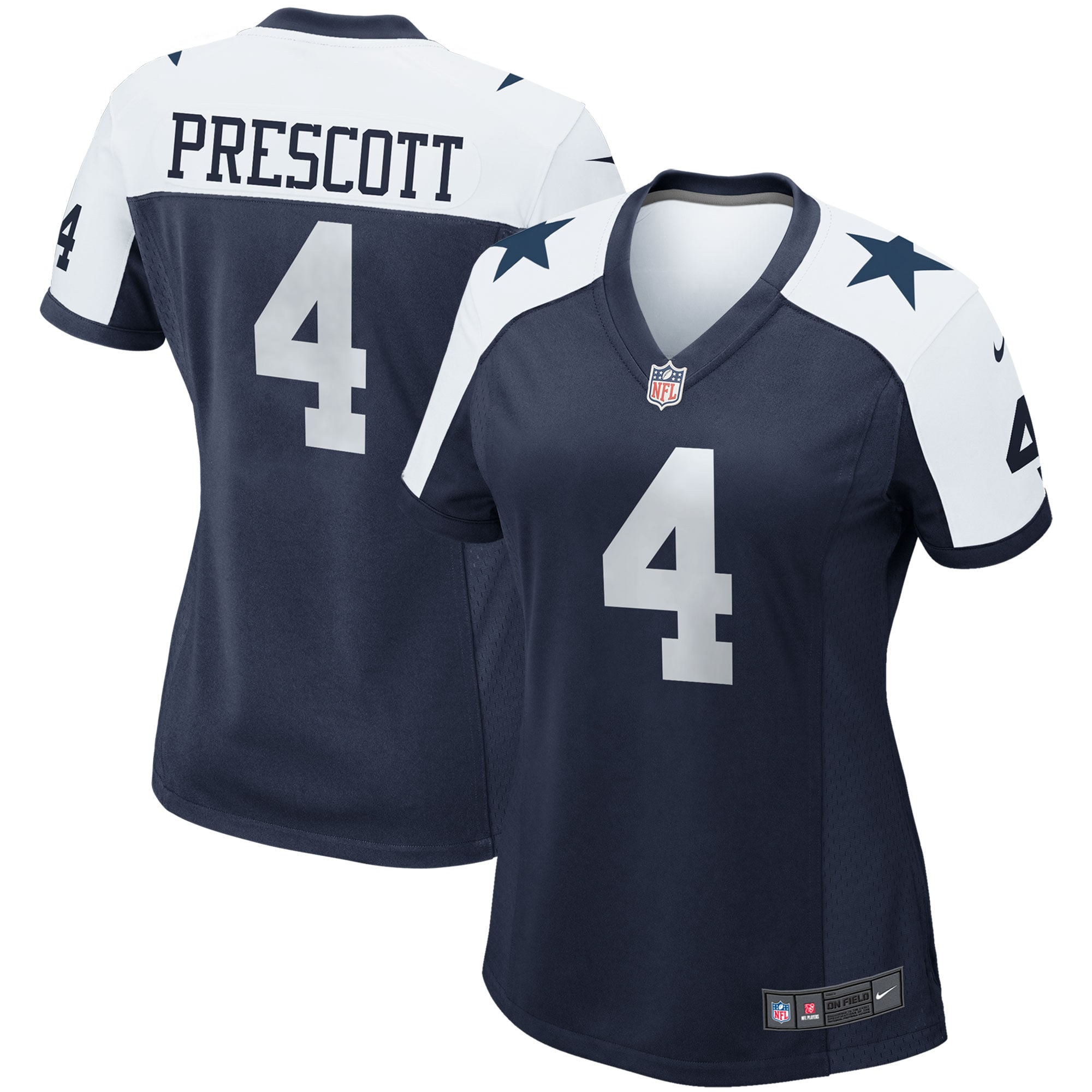 Dak Prescott Dallas Cowboys Nike Women's Alternate Game Team Jersey - Navy - vstockx