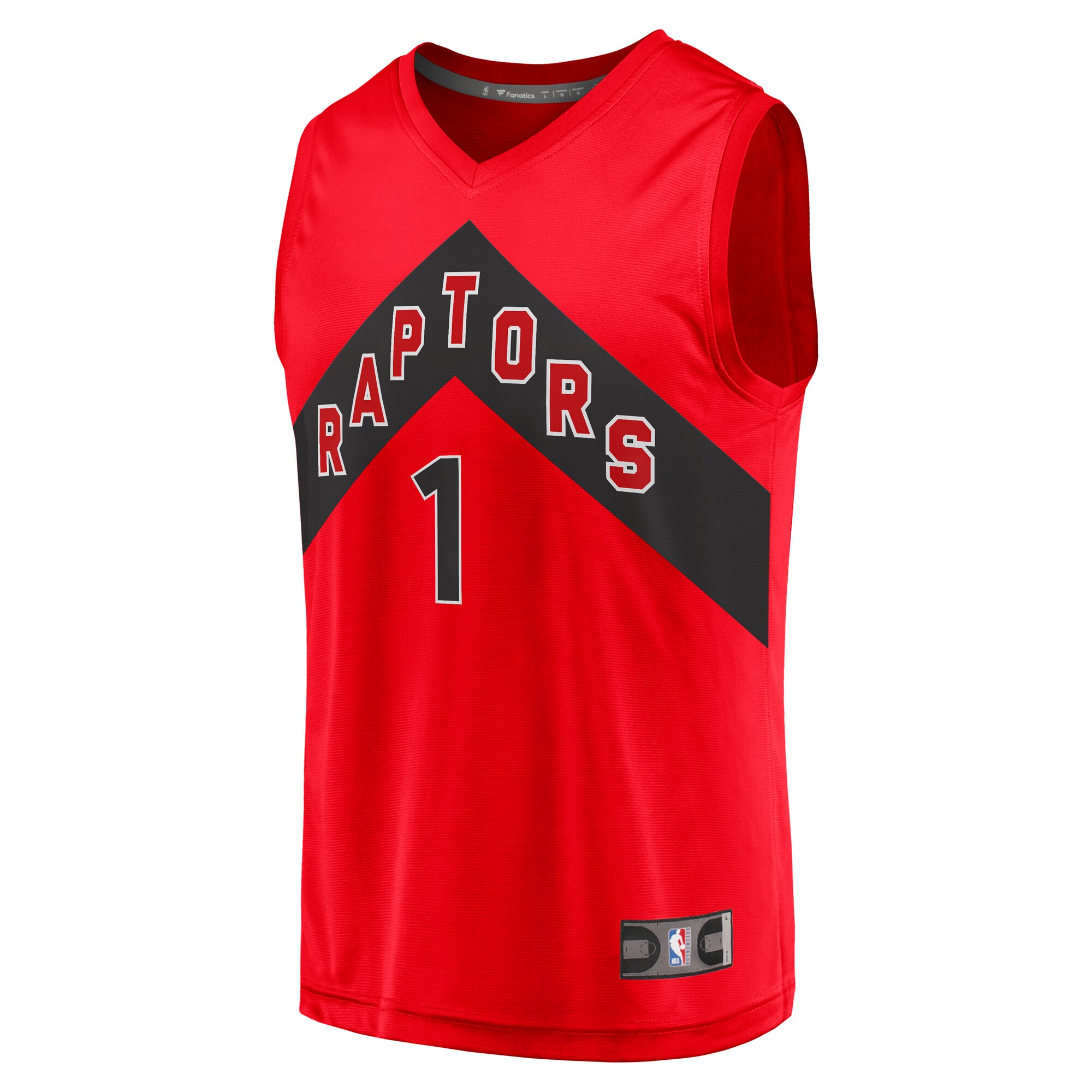 Gradey Dick Toronto Raptors Fanatics Branded Fast Break Player Jersey - Icon Edition - Red - vstockx