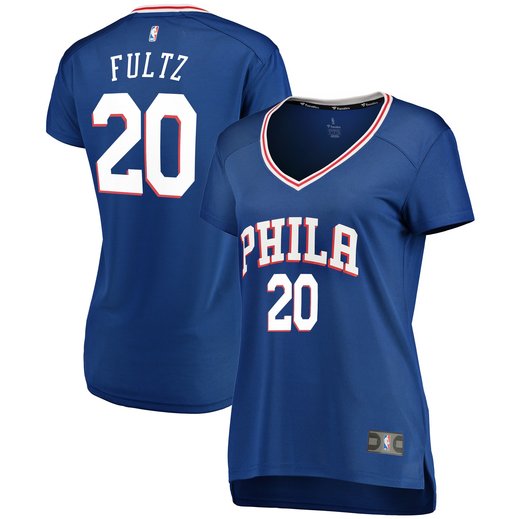 Markelle Fultz Philadelphia 76ers Fanatics Branded Women's Fast Break Replica Jersey Royal - Icon Edition - vstockx