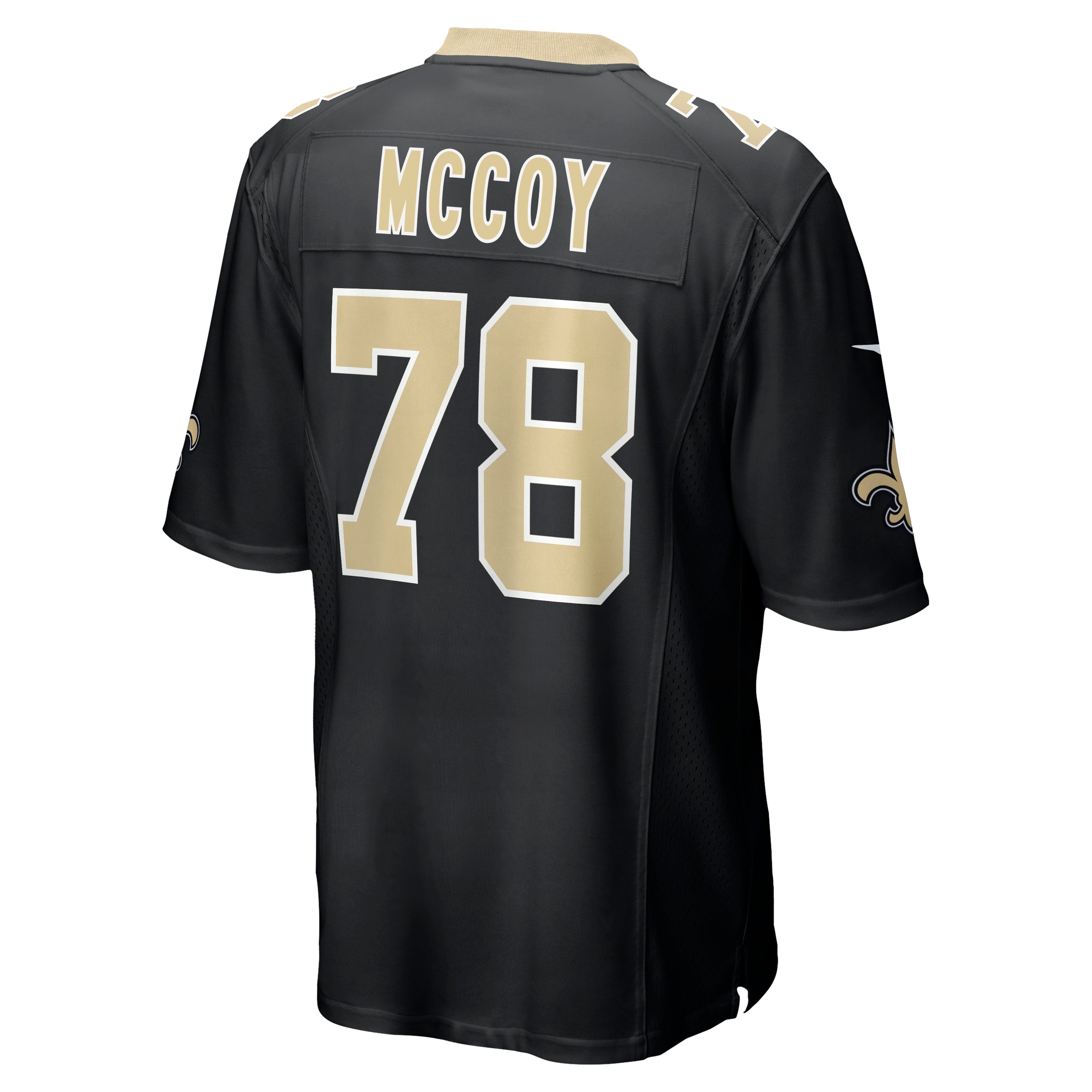 Men's Nike Erik Mccoy Black New Orleans Saints Game Jersey - vstockx