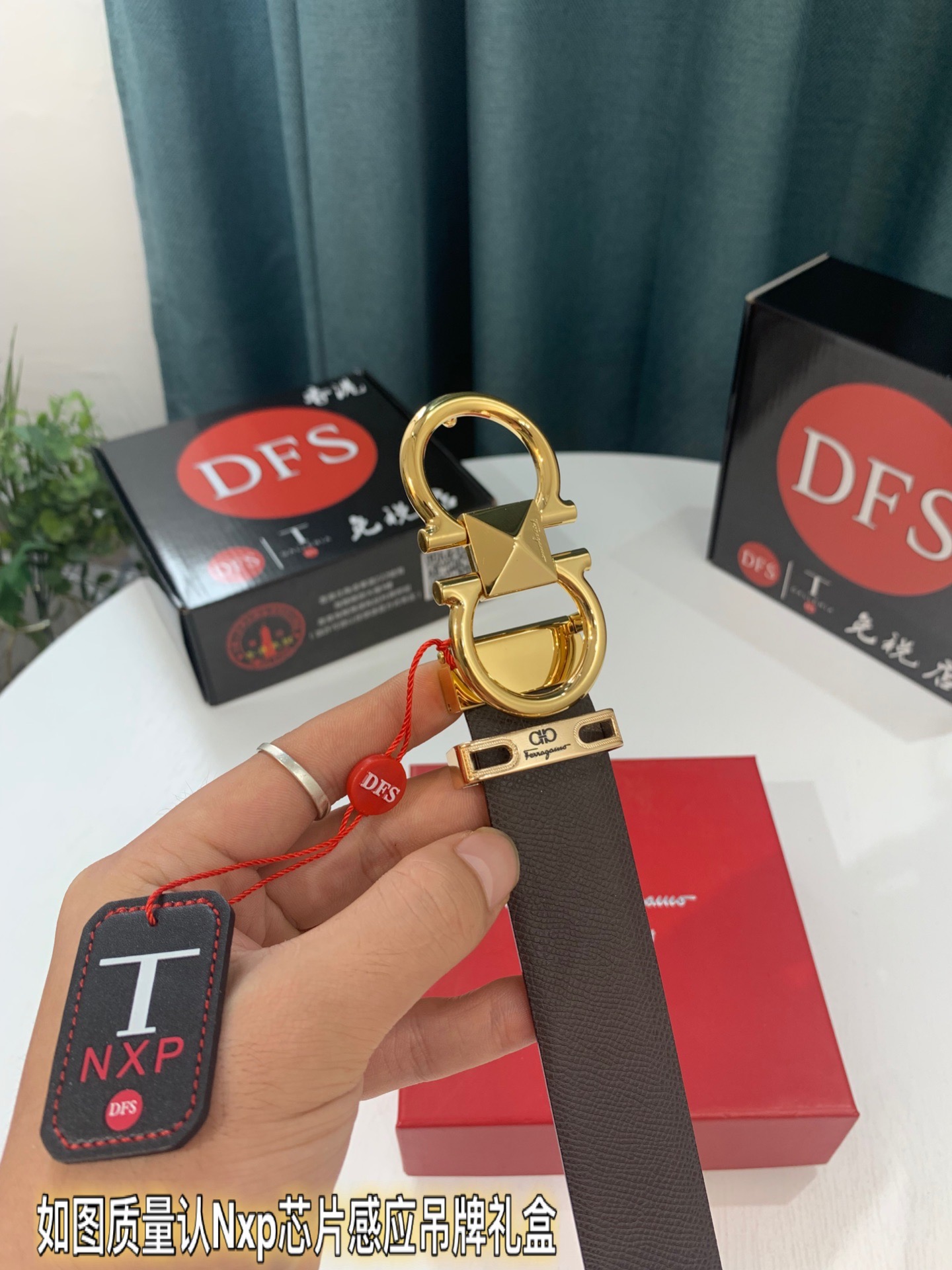 Streetwear Belt Ferragamo 319235 size:3.5cm - vstockx