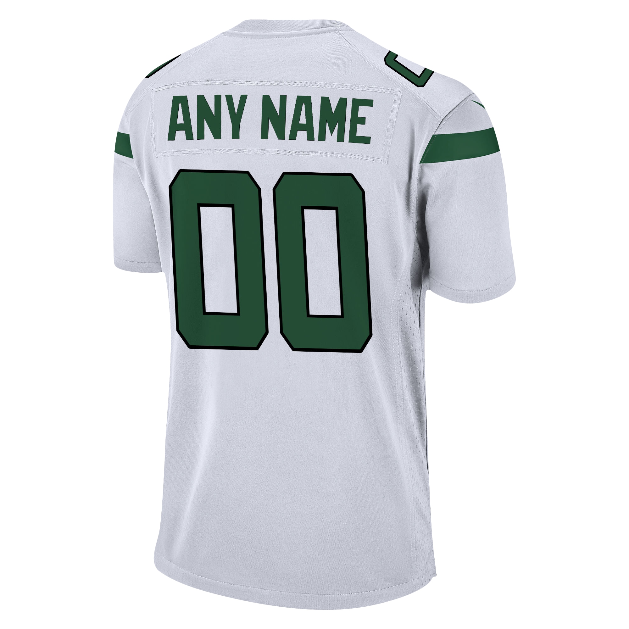 New York Jets Nike Custom Game Jersey - White - vstockx