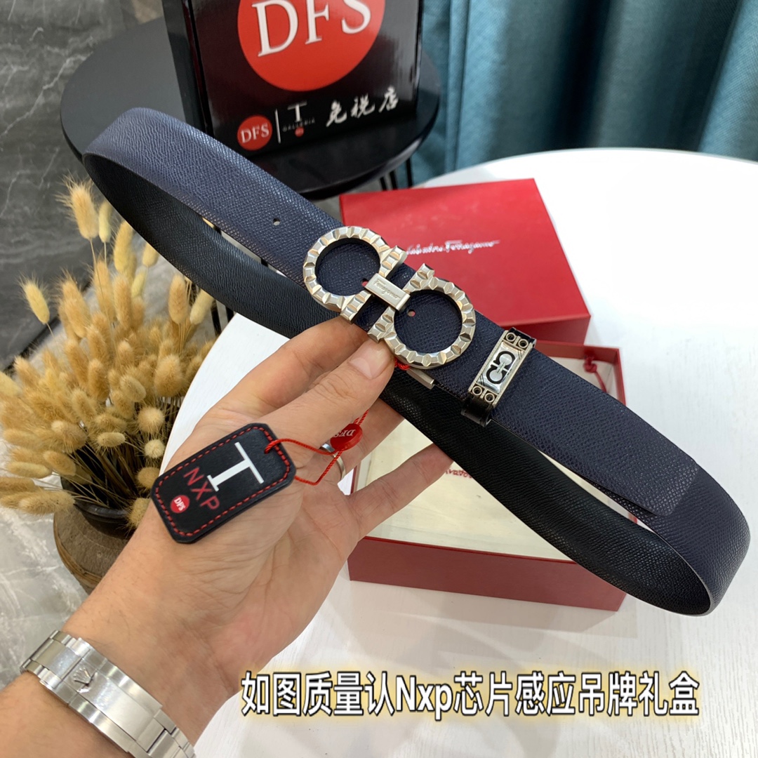 Streetwear Belt Ferragamo 319445 size:3.5cm - vstockx