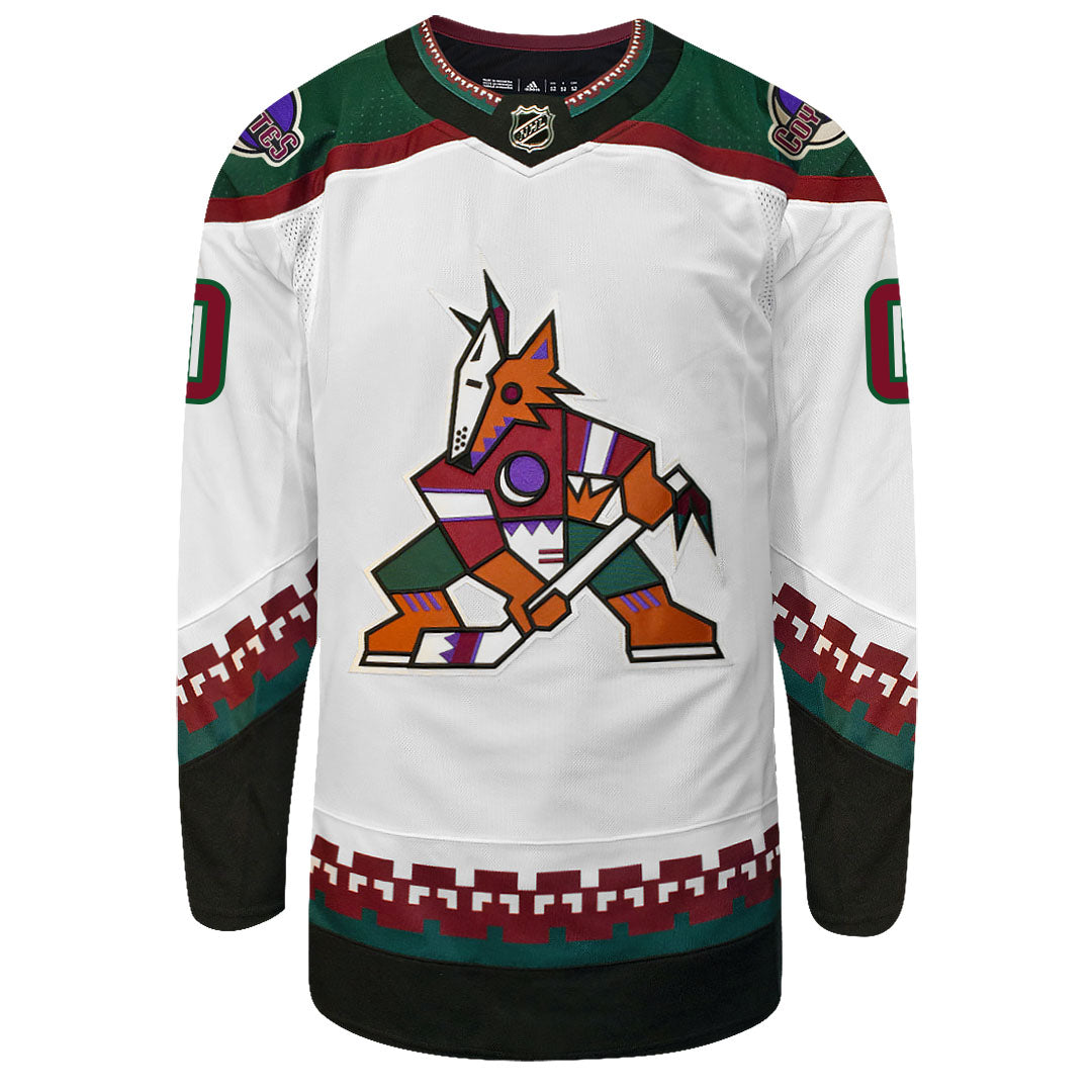 Customizable Arizona Coyotes Adidas Primegreen Authentic NHL Hockey Jersey - vstockx