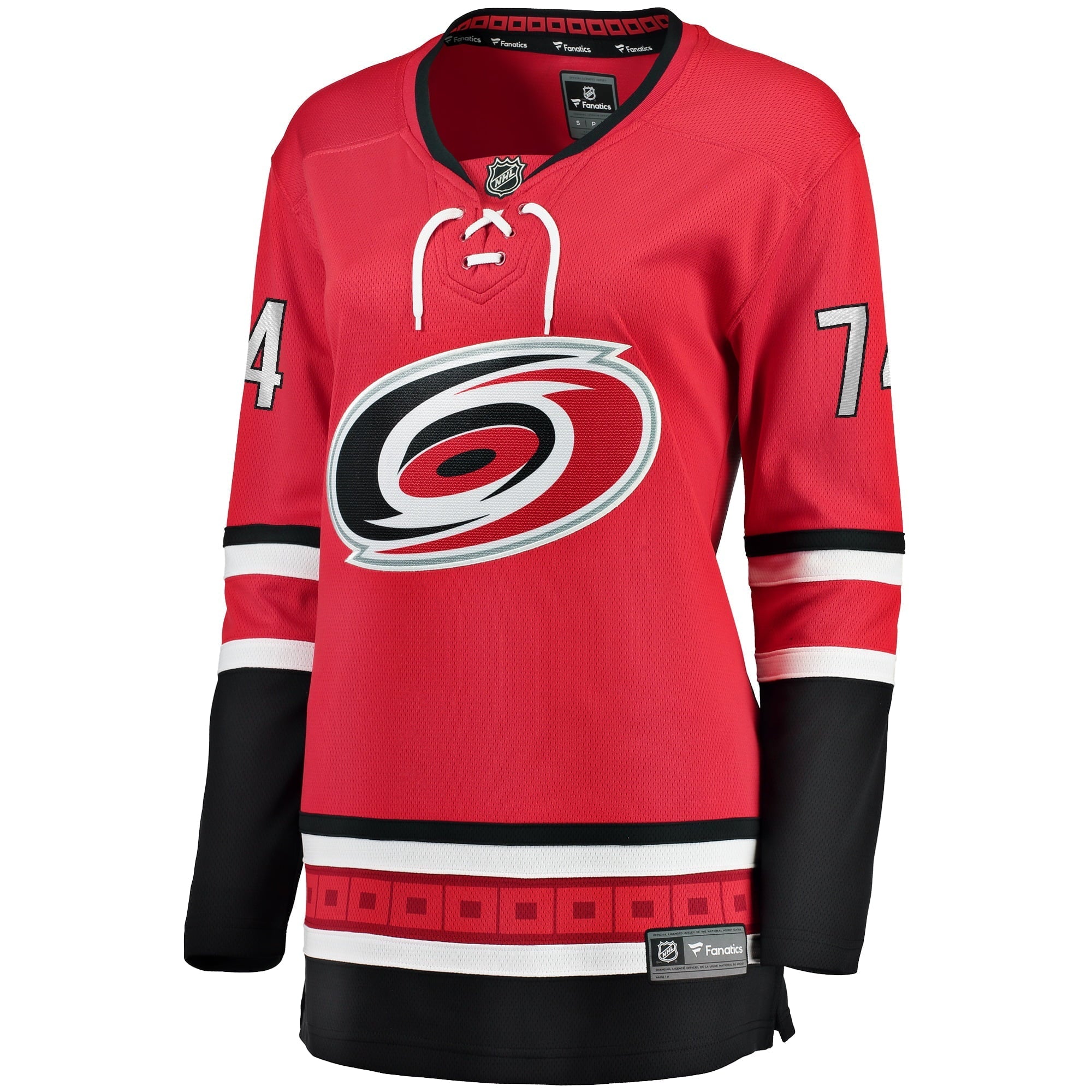 Women's Fanatics Branded Jaccob Slavin Red Carolina Hurricanes Home Breakaway Player Jersey - vstockx