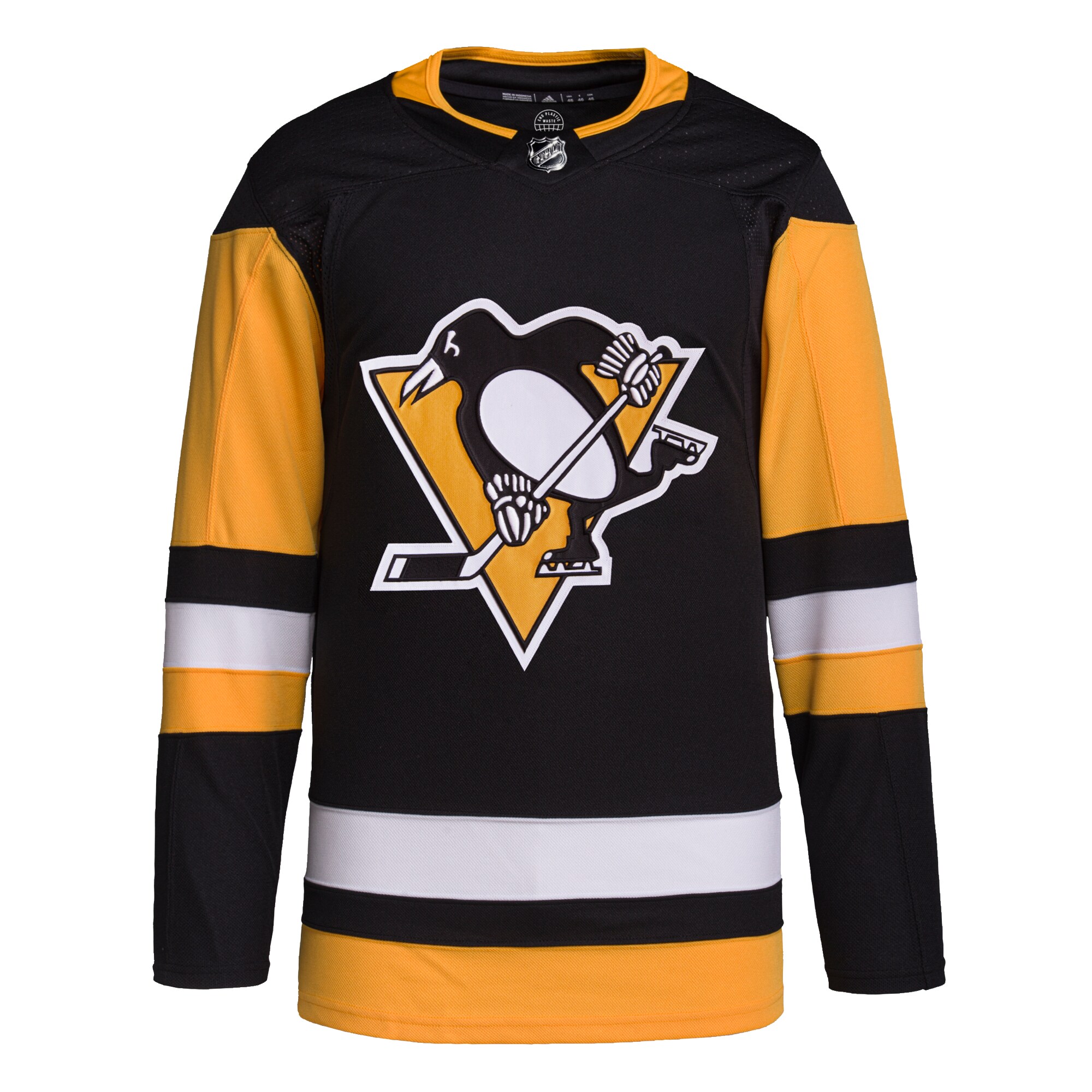 Pittsburgh Penguins adidas Home Primegreen Authentic Pro Jersey - Black - vstockx
