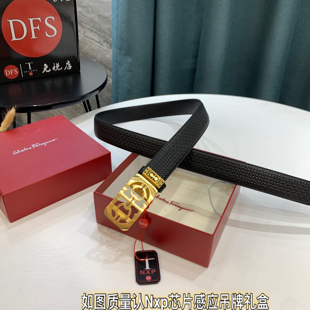 Streetwear Belt Ferragamo 319759 size:3.5cm - vstockx