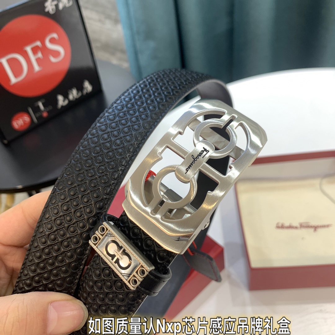 Streetwear Belt Ferragamo 320072 size:3.5cm - vstockx