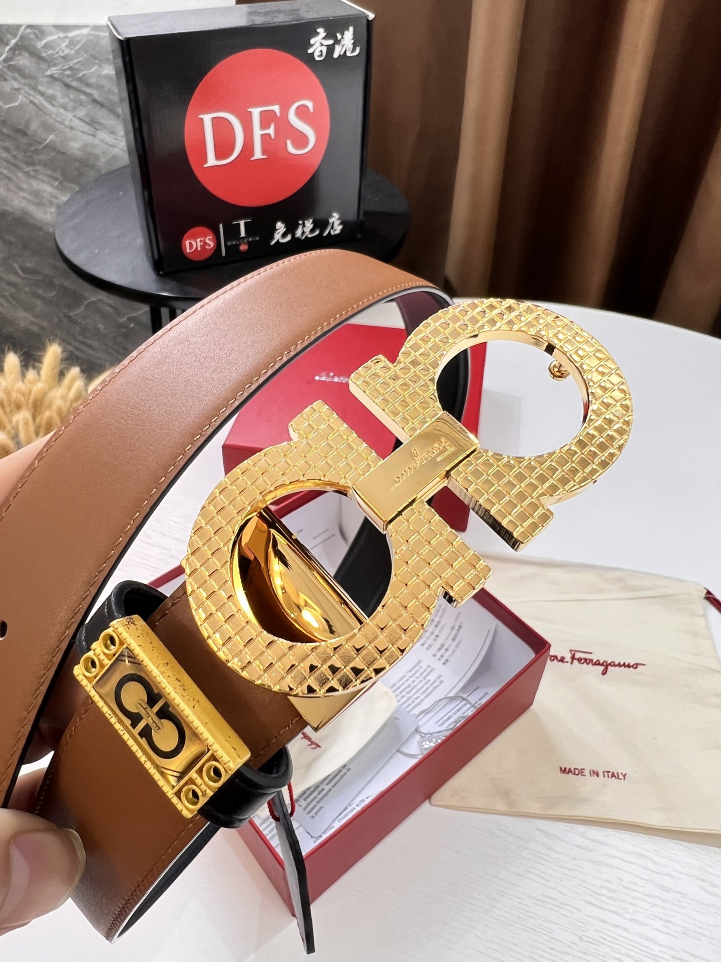 Streetwear Belt Ferragamo 319666 size:3.5cm - vstockx