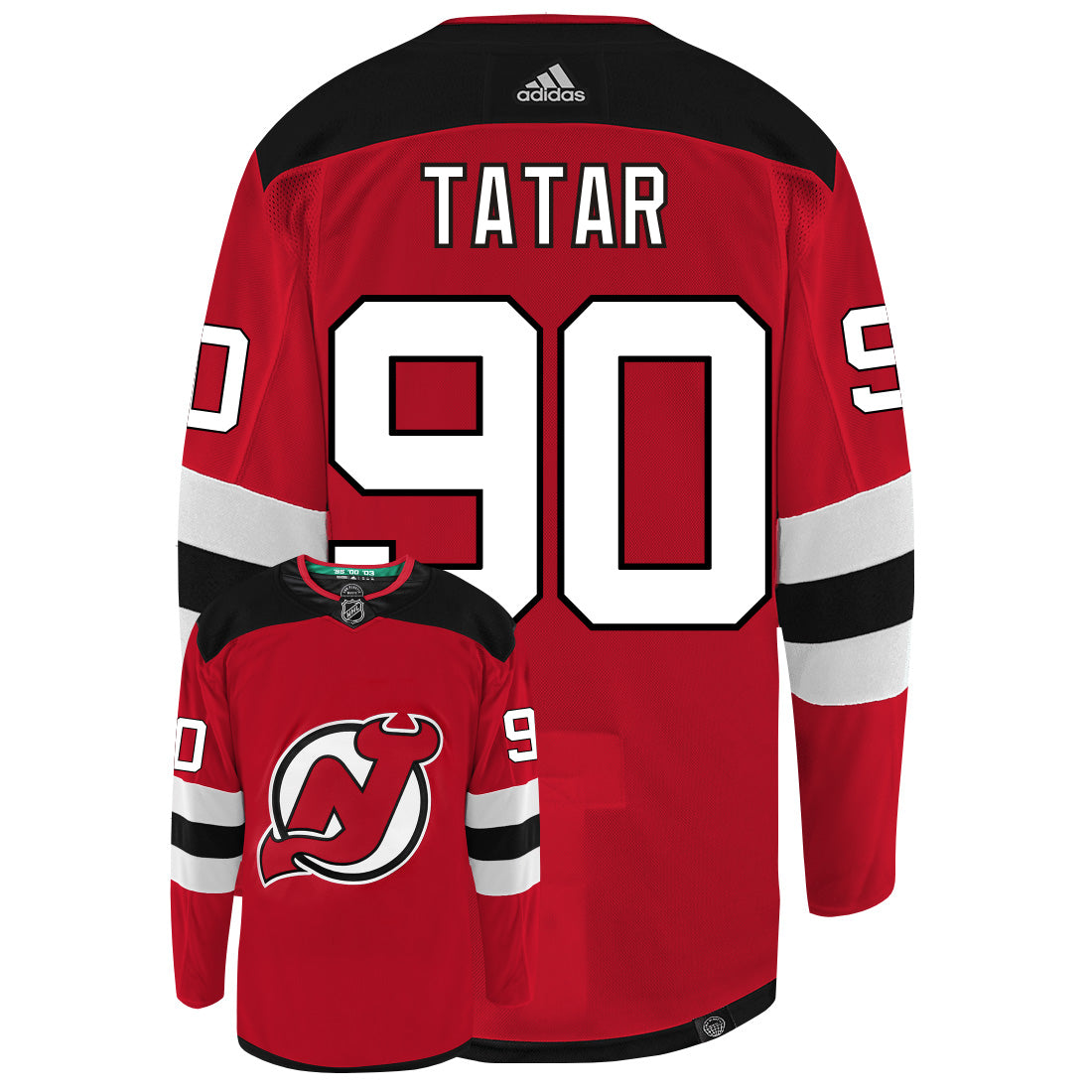 Tomas Tatar New Jersey Devils Adidas Primegreen Authentic NHL Hockey Jersey - vstockx
