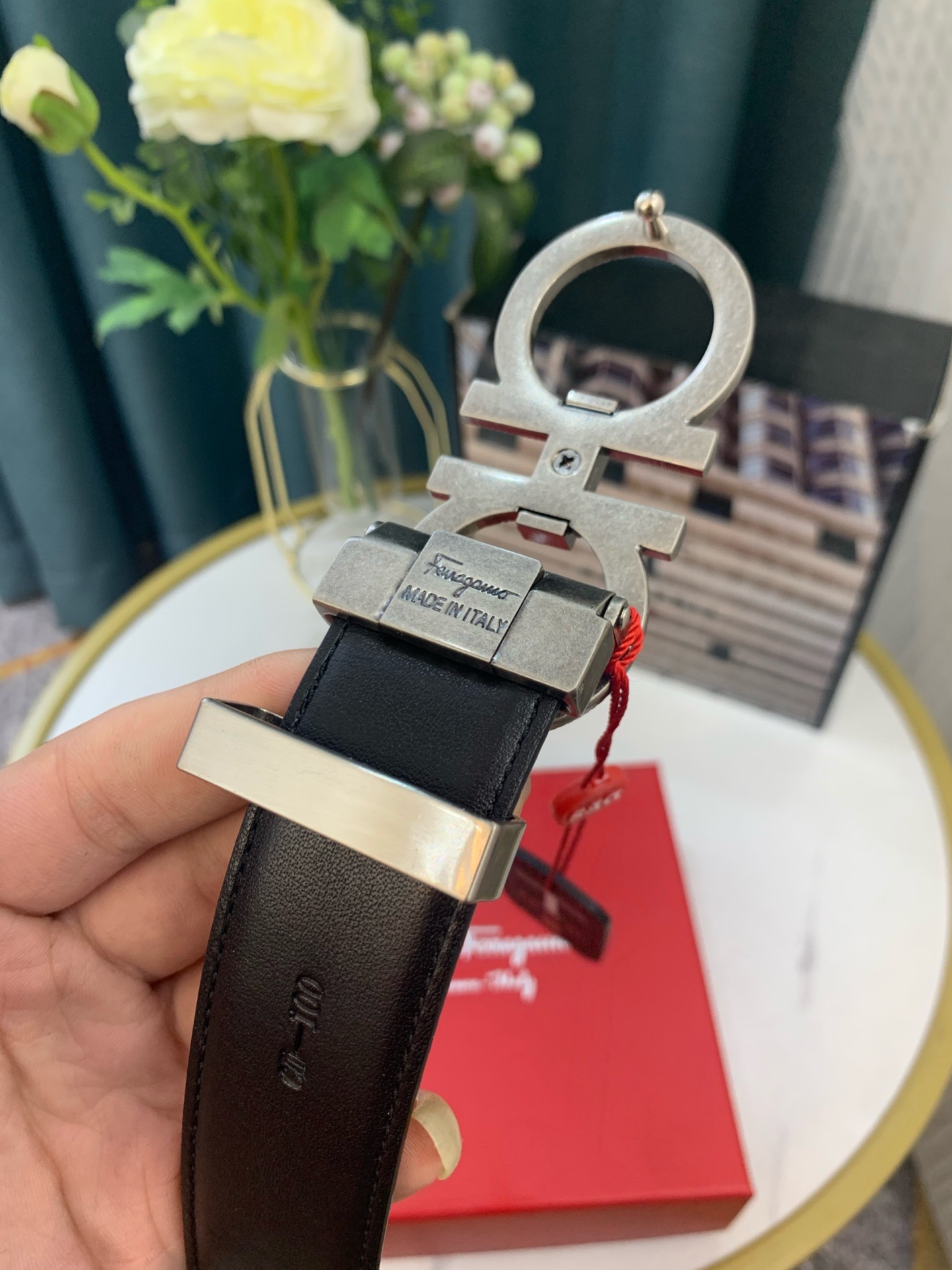 Streetwear Belt Ferragamo 319136 size:3.5cm - vstockx