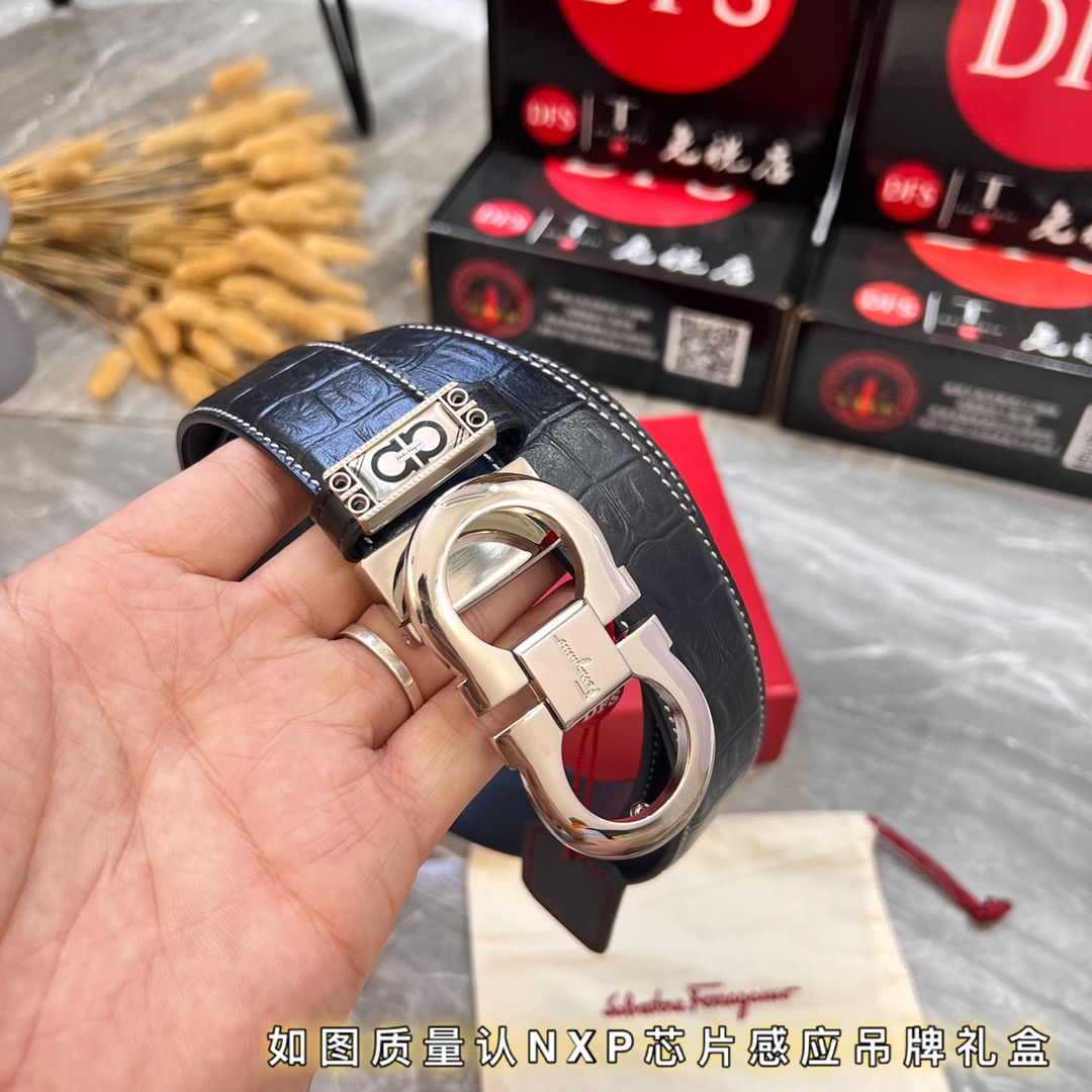 Streetwear Belt Ferragamo 320078 size:3.5cm - vstockx