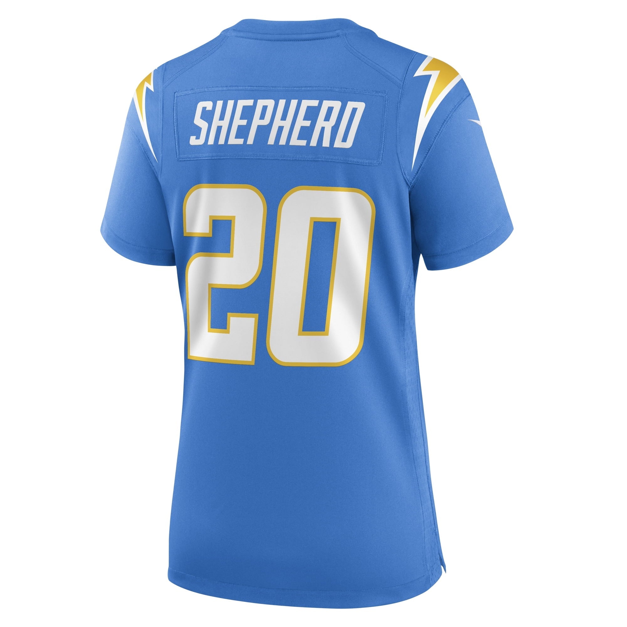 Women's Nike Darrius Shepherd Powder Blue Los Angeles Chargers Game Jersey - vstockx