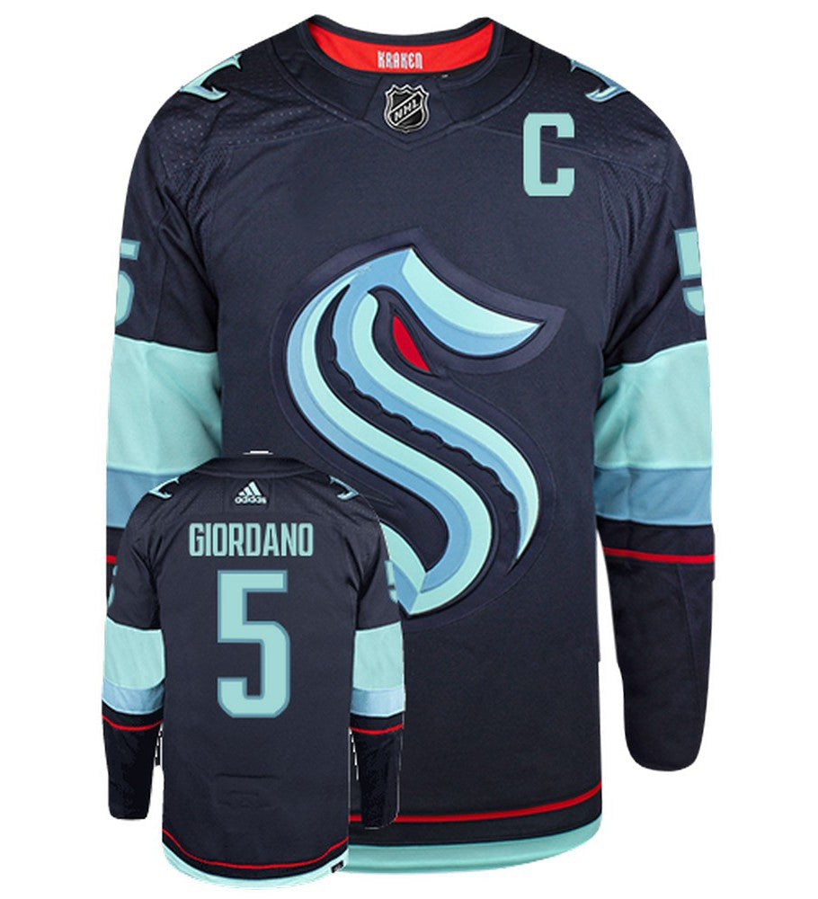 Mark Giordano Seattle Kraken Adidas Primegreen Authentic NHL Hockey Jersey - vstockx