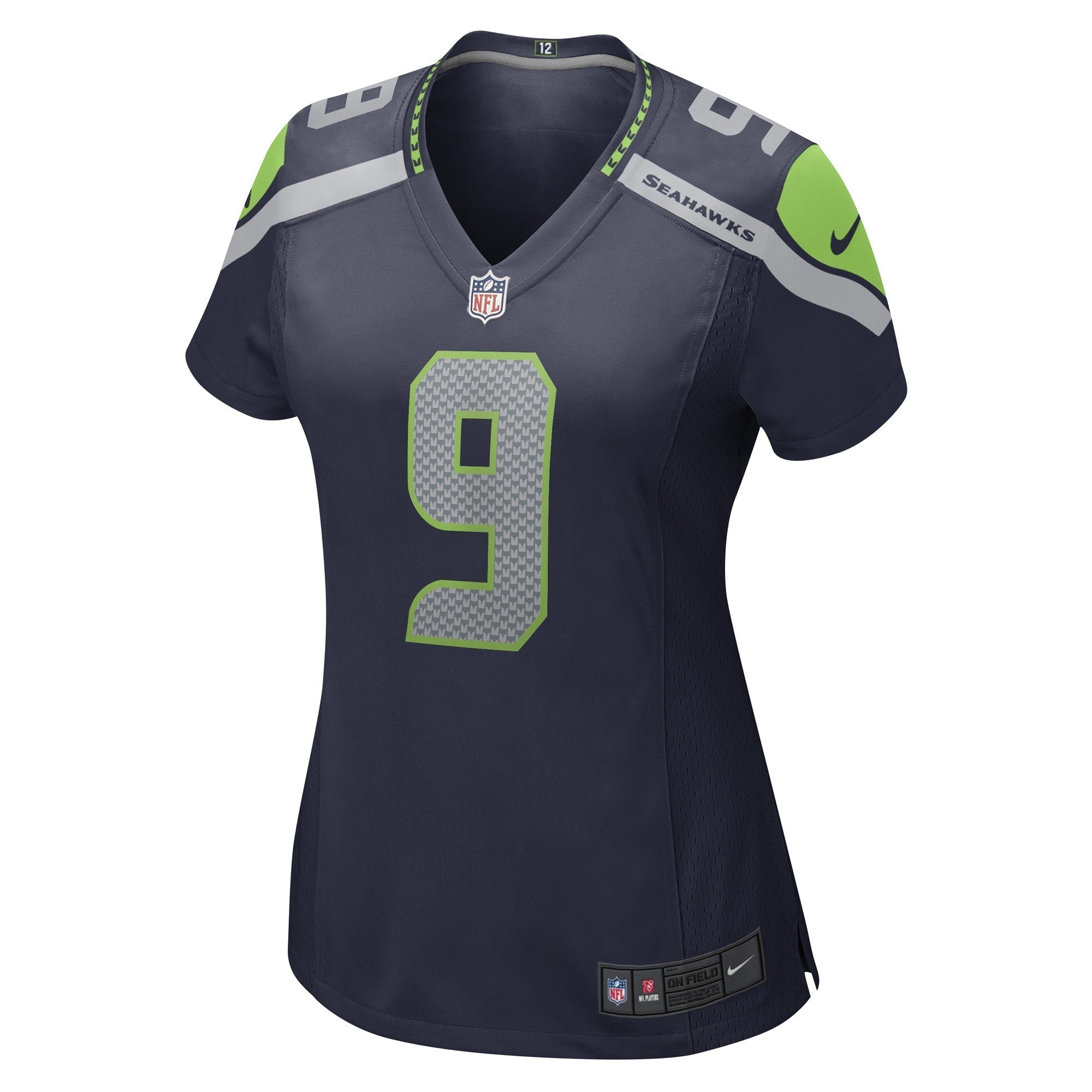 Women's Nike Kenneth Walker III College Navy Seattle Seahawks Game Player Jersey - vstockx