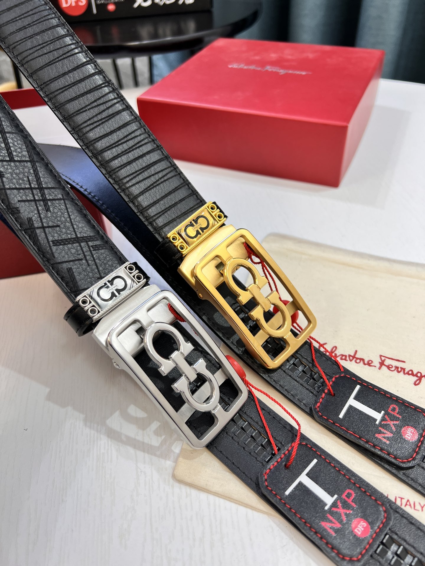 Streetwear Belt Ferragamo 319671 size:3.5cm - vstockx