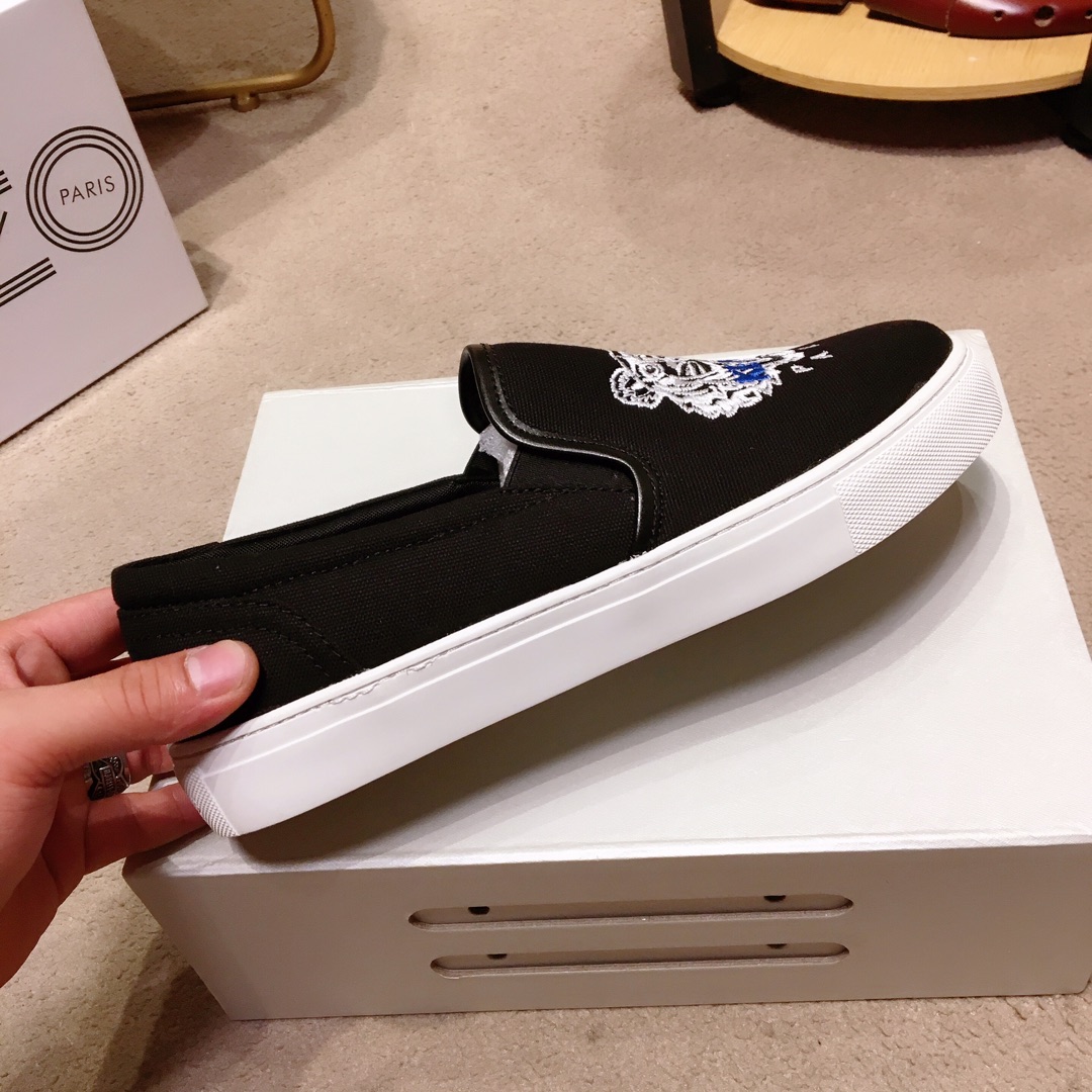 Kenzo K-SKATE Tiger canvas slip-on sneakers 19 - vstockx