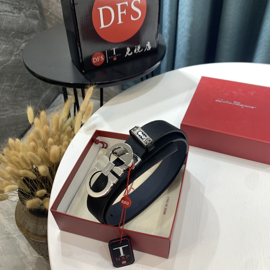 Streetwear Belt Ferragamo 319595 size:3.5cm - vstockx