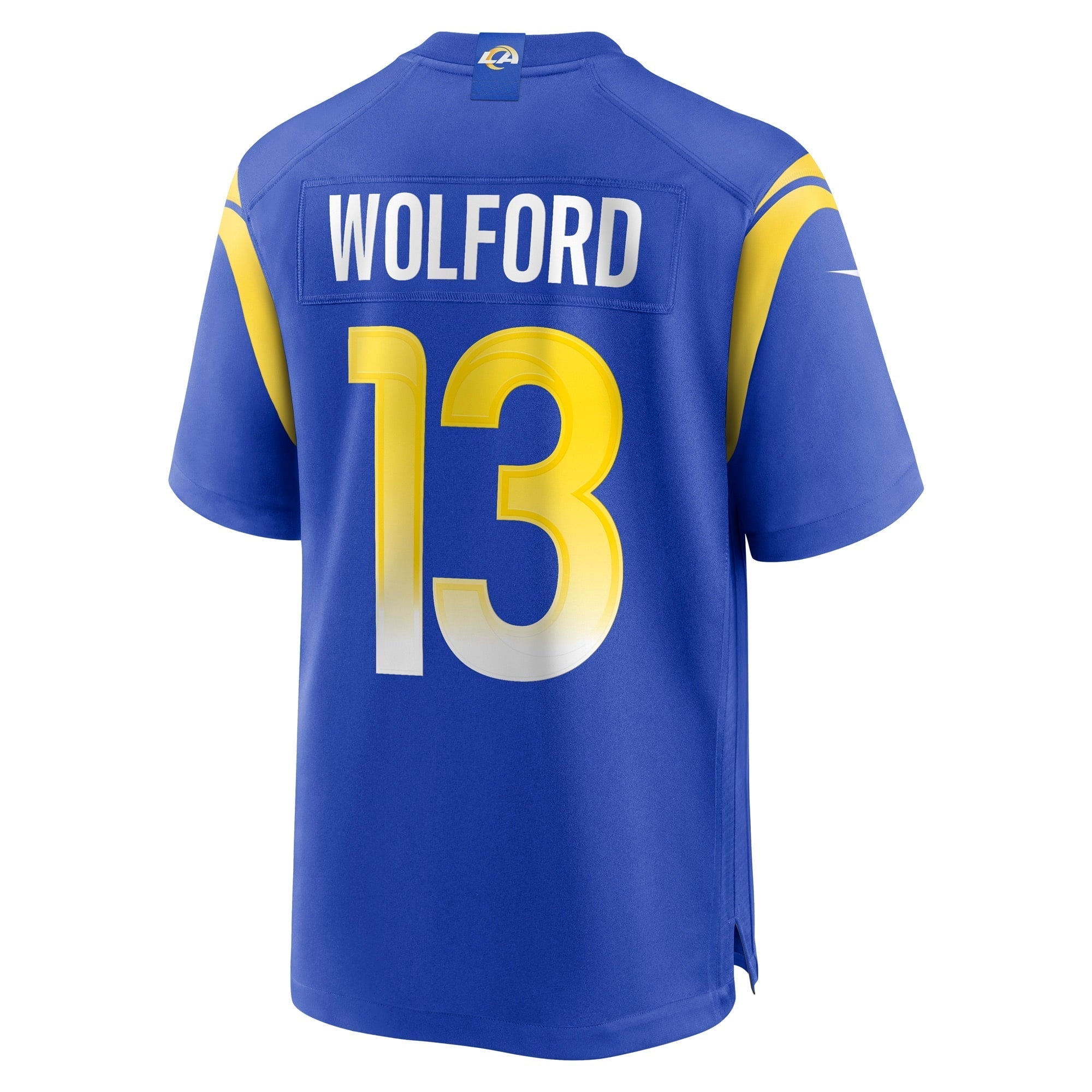 Men's Nike John Wolford Royal Los Angeles Rams Game Player Jersey - vstockx